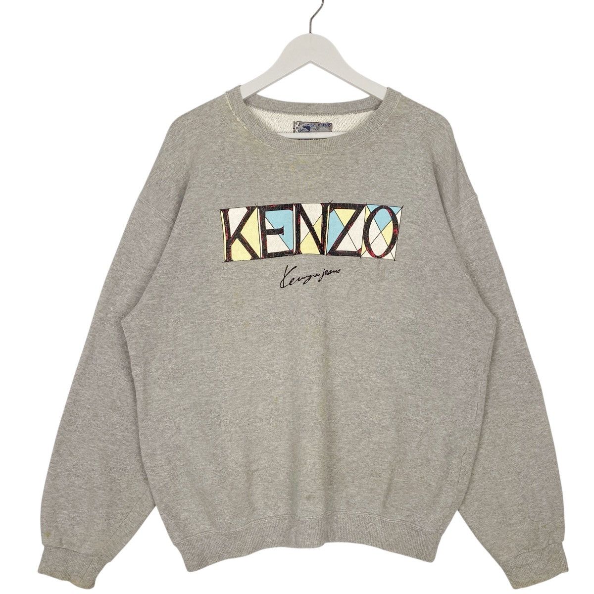 Other Vintage Jeans Kenzo Big Printed Crewneck Sweatshirt Size L Size US L / EU 52-54 / 3 - 1 Thumbnail