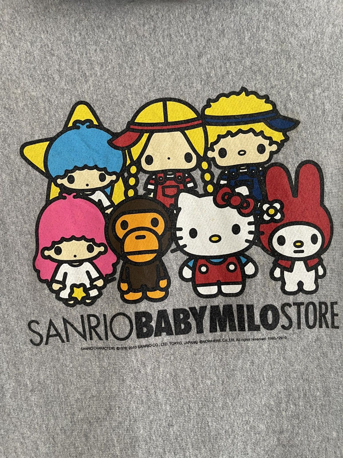 Bape OG 2010 Bape Baby Milo Sanrio Characters Full Zip Hoodie Size S / US 4 / IT 40 - 10 Thumbnail