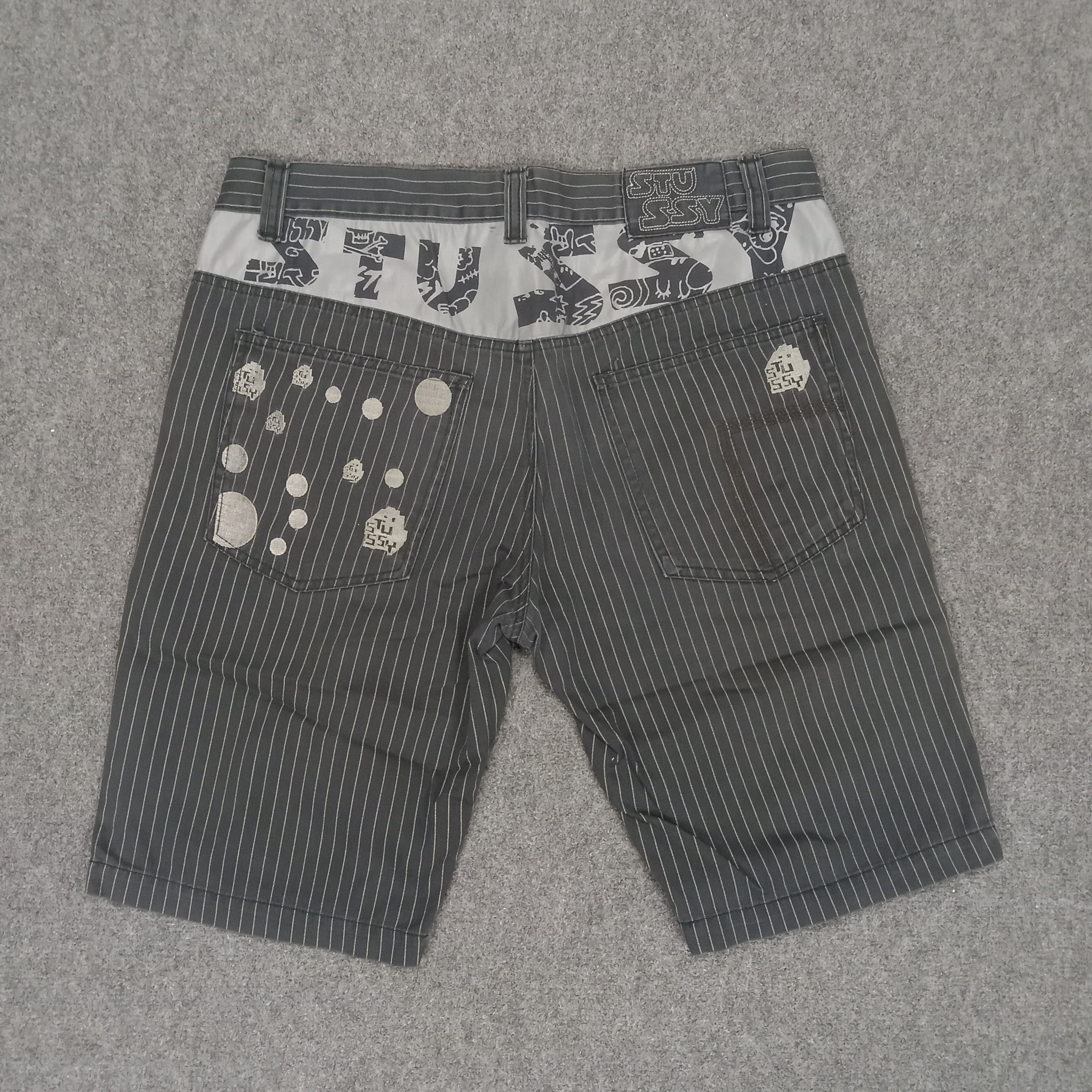 Stussy Stussy Volume Pleated Short Stripe | Grailed