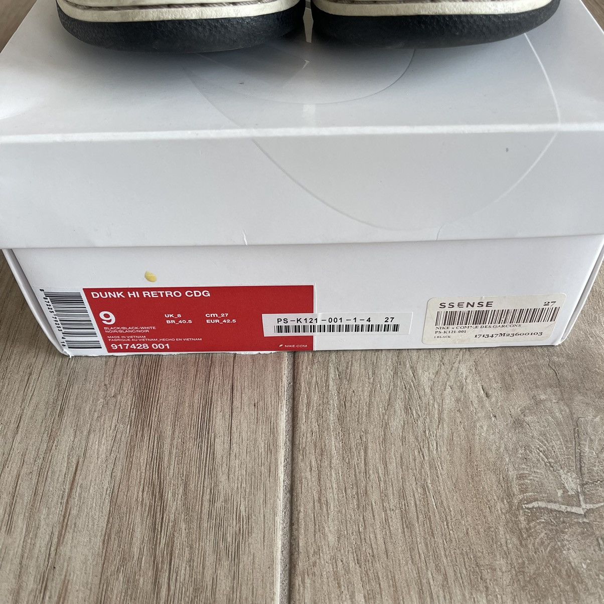 Comme des Garcons × Nike FW2017 Dunk High Clear Size US 9 / EU 42 - 7 Thumbnail