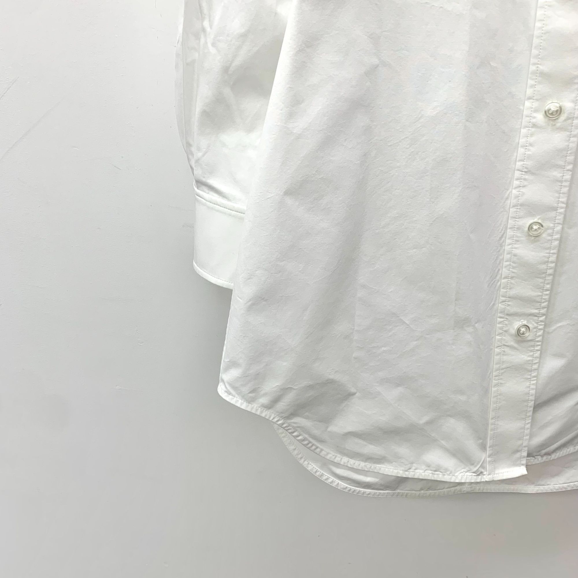 Alexander Wang Alexander Wang T White Cotton Off-The-Shoulder Lapel Single- Size XS / US 0-2 / IT 36-38 - 5 Thumbnail