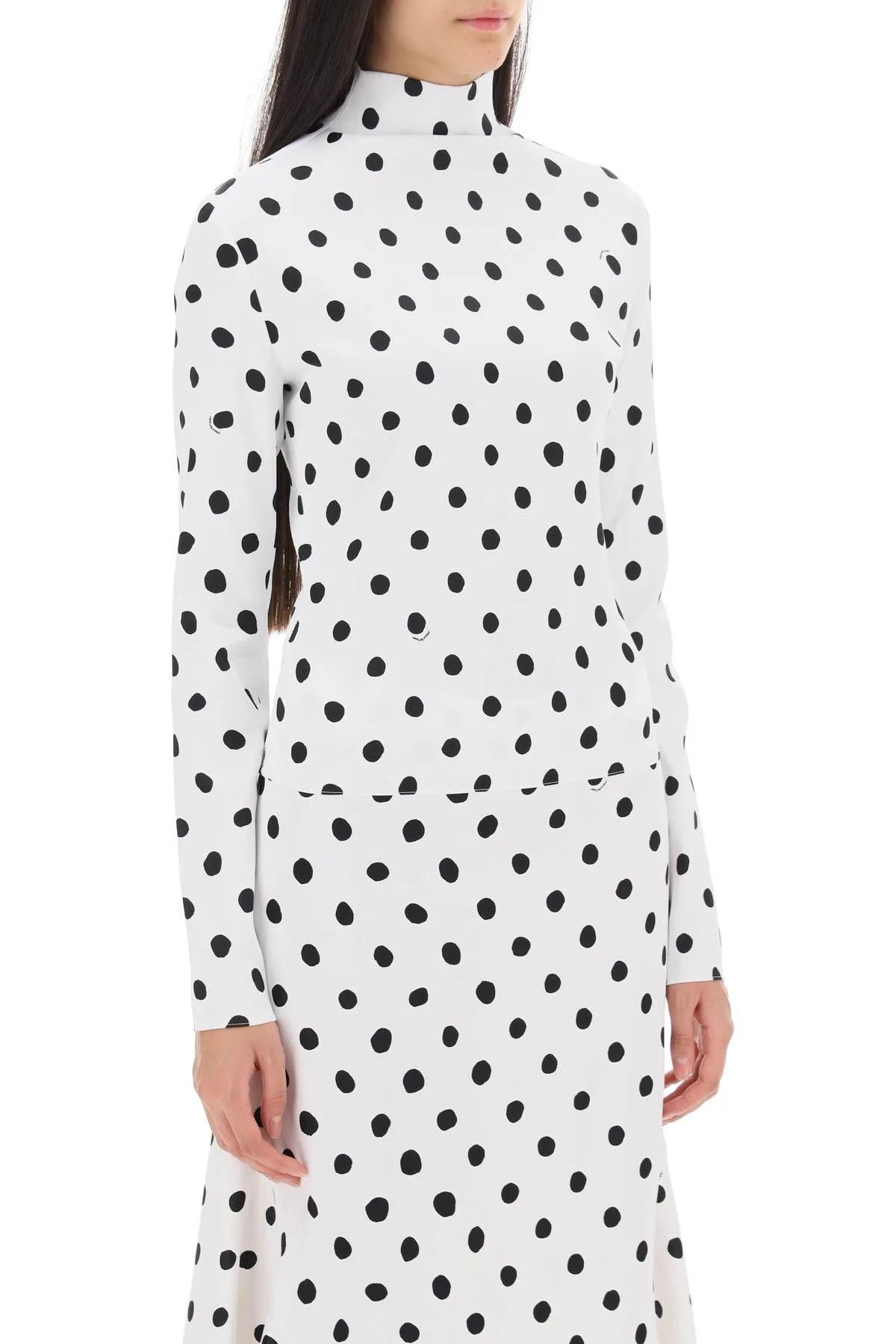 Marni o1w1db10125 Top in White Size L / US 10 / IT 46 - 2 Thumbnail