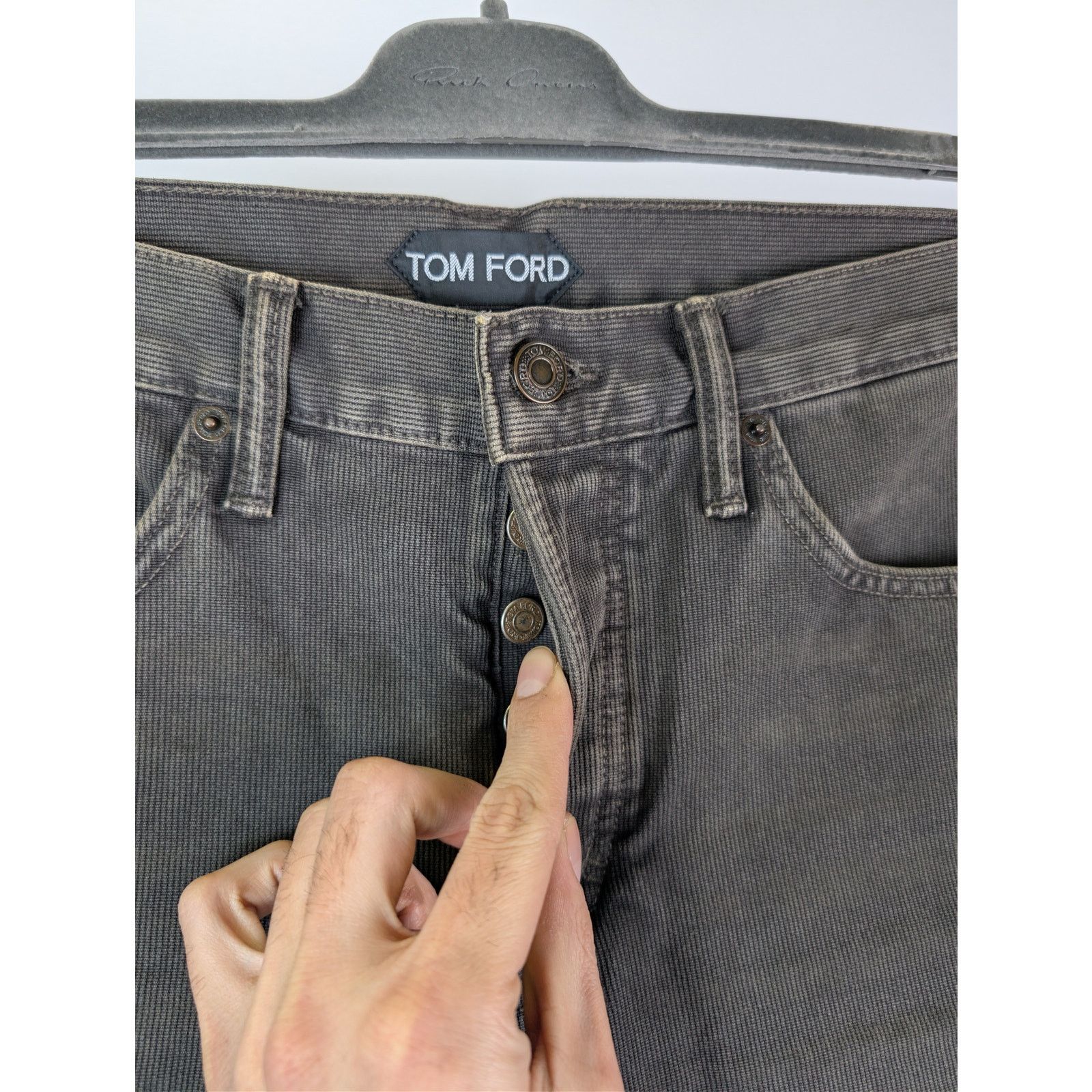 Tom Ford o1rshd1 Slim Jeans in Washed Black Size US 34 / EU 50 - 6 Thumbnail