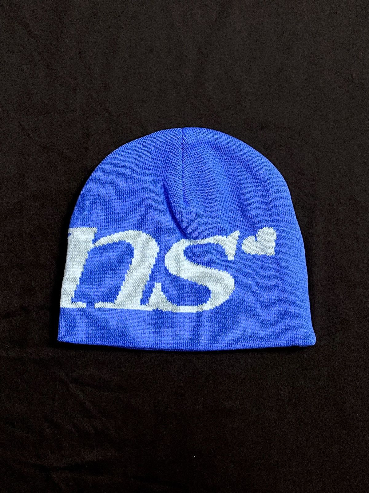 Japanese Brand Rare SYŃSORED Logo Blue No Cuff Knit Beanie OS Size ONE SIZE - 4 Thumbnail