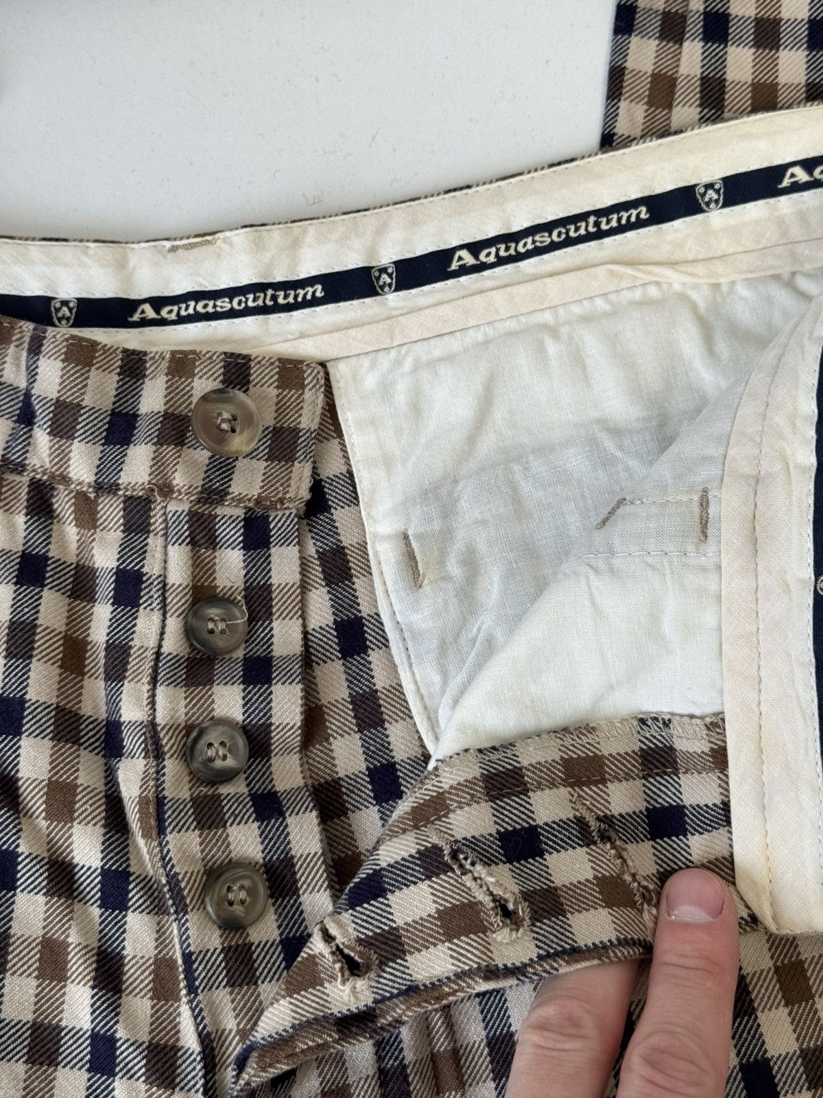 Aquascutum Aquascutum Monogram Pants Size US 36 / EU 52 - 16 Thumbnail
