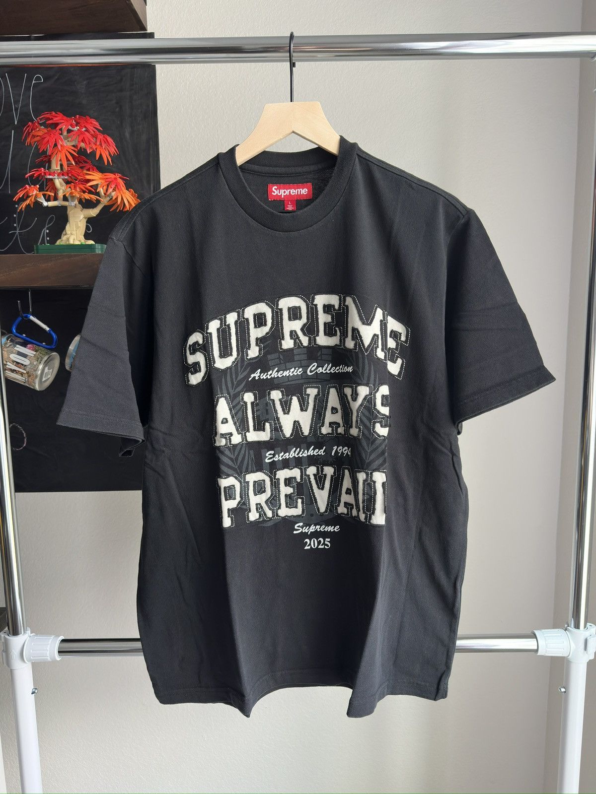 Supreme Prevail Short Sleeve Top Black Size US L / EU 52-54 / 3 - 1 Thumbnail