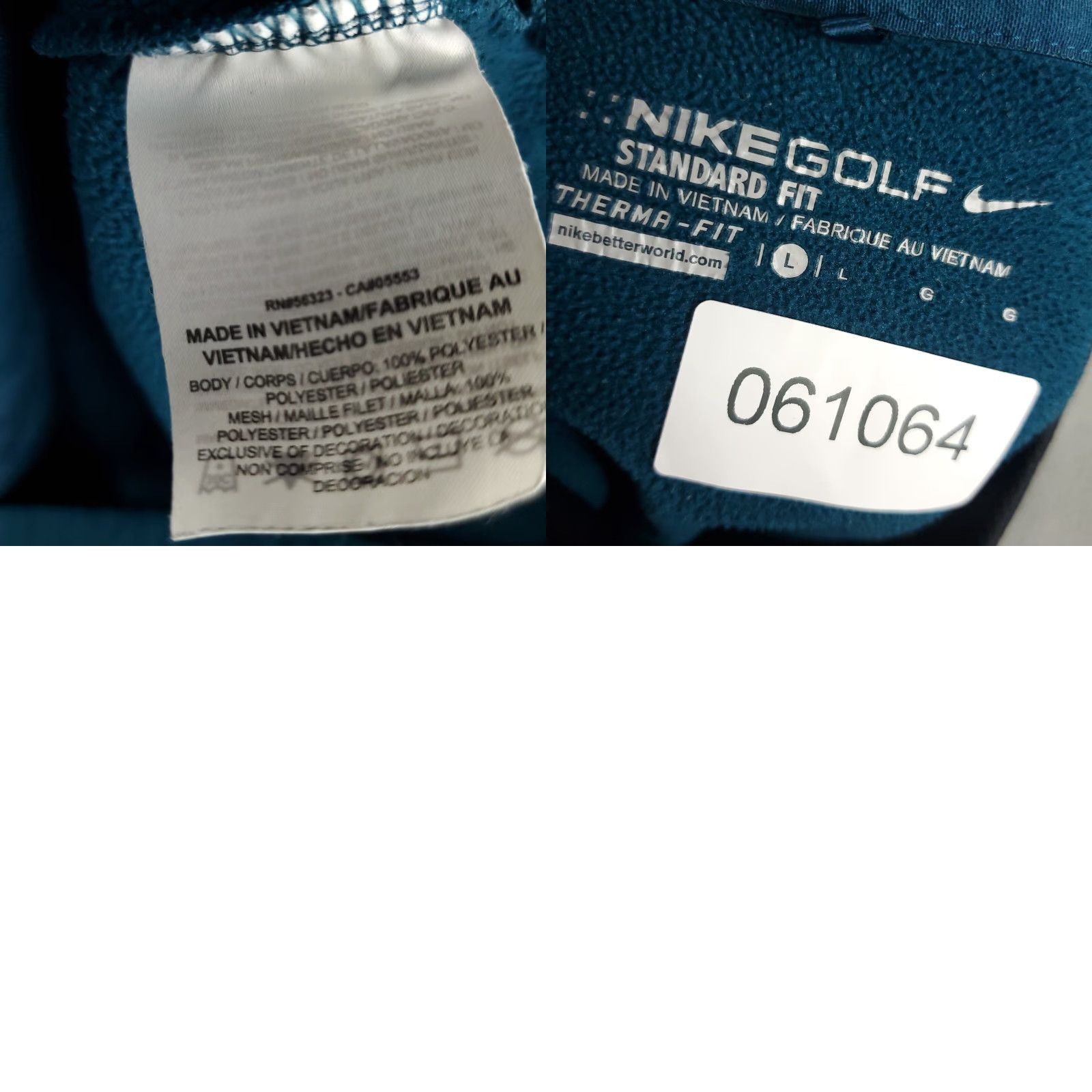 Nike Nike Sweatshirt Mens Size Large Blue Swoosh 1/4 Zip Pullover Sweatshirt Size US L / EU 52-54 / 3 - 8 Thumbnail