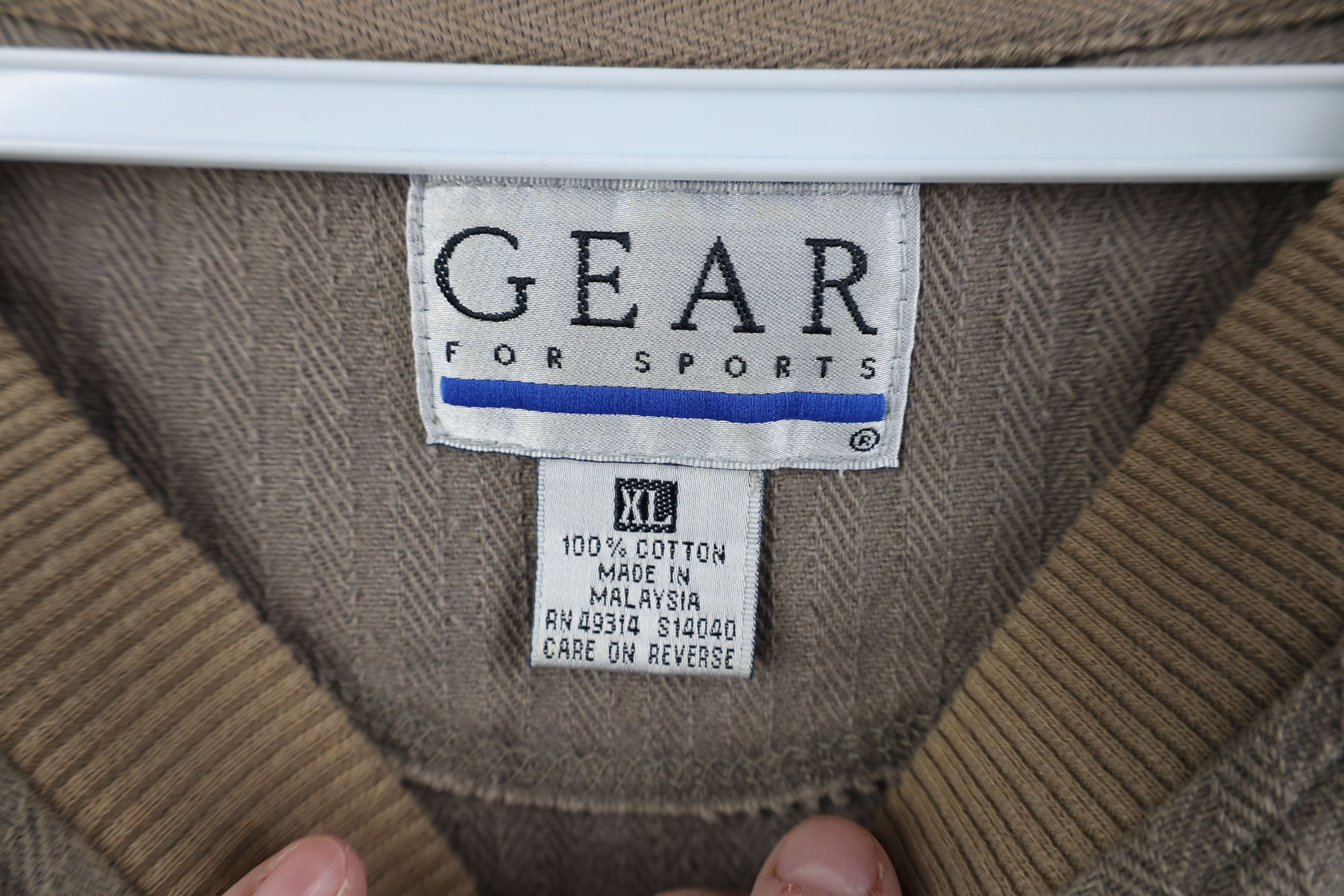 Vintage Vintage 90s Streetwear City Michigan Ribbed Sweatshirt Size US XL / EU 56 / 4 - 9 Thumbnail