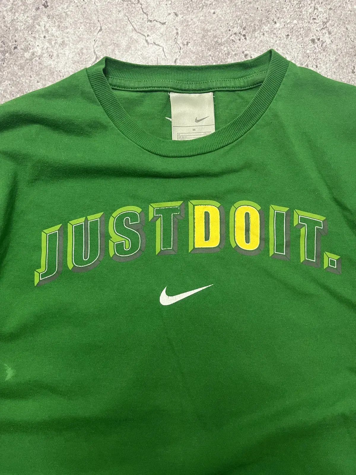 Nike × Vintage NIKE VINTAGE JUST DO IT CENTER LOGO SWOOSH T-SHIRT Size US M / EU 48-50 / 2 - 2 Thumbnail