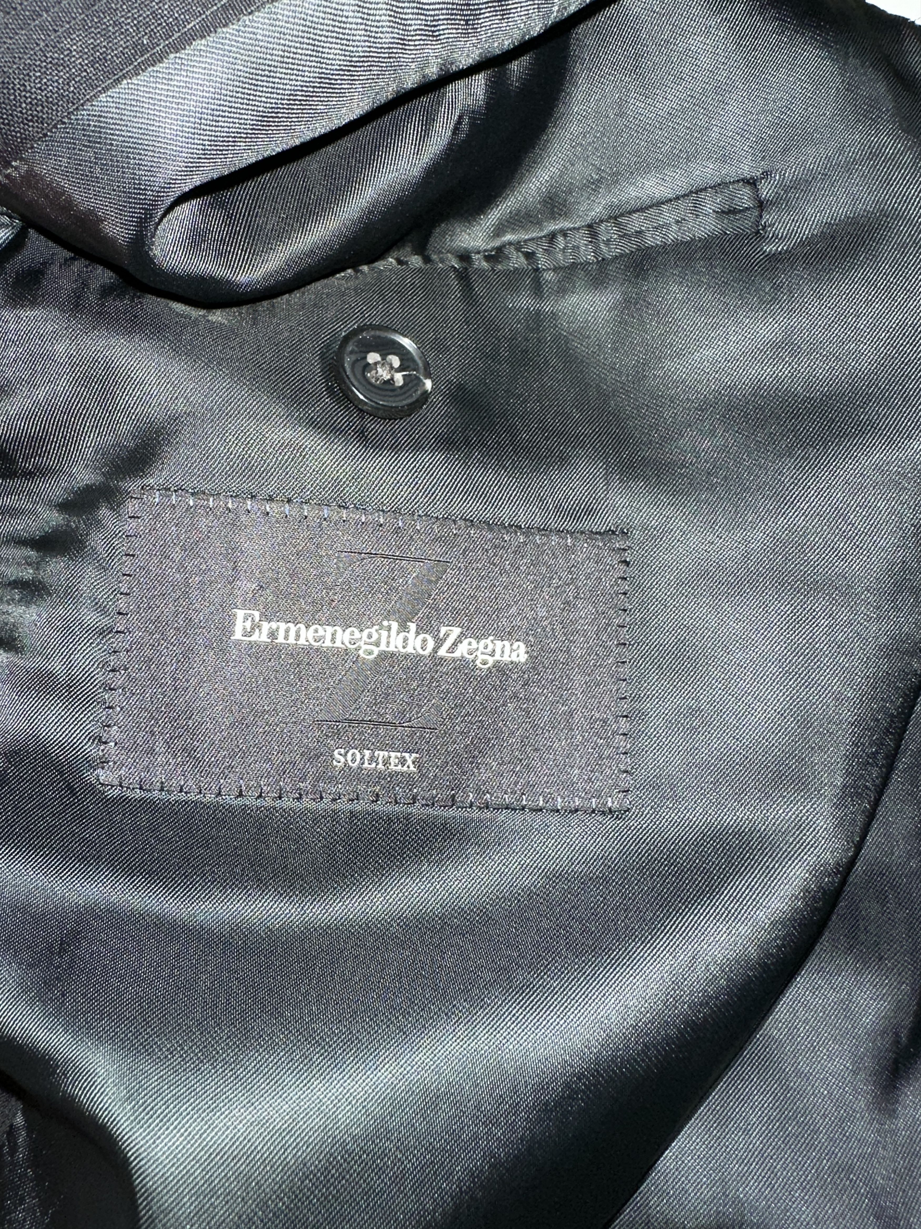Ermenegildo Zegna Ermenegildo Zegna Soltex Pinstripe Blazer Suit Jacket 50R Size 50R - 4 Thumbnail