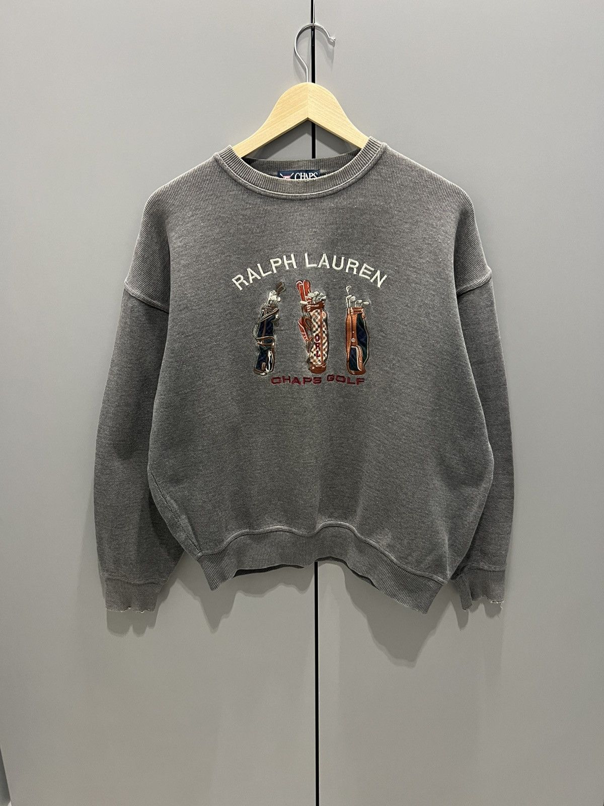 Chaps Ralph Lauren VTG Chaps RL Golf Sweatshirt Embroidery Logo Pullover USA Size US M / EU 48-50 / 2 - 2 Thumbnail