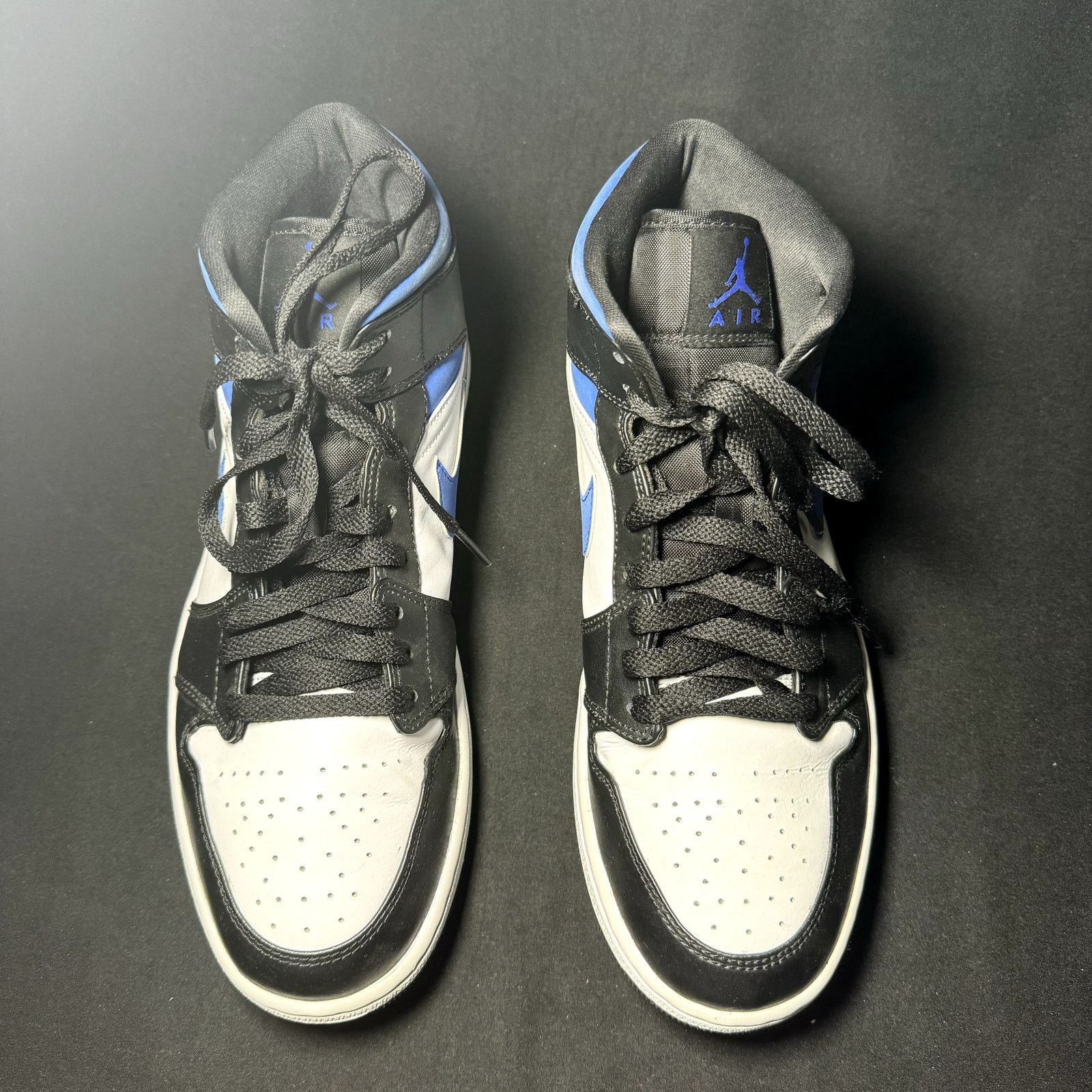 Jordan Brand × Nike Size 9.5 - Nike Air Jordan 1 Mid Racer Blue 2021 Men's Shoes Size US 9.5 / EU 42-43 - 4 Thumbnail
