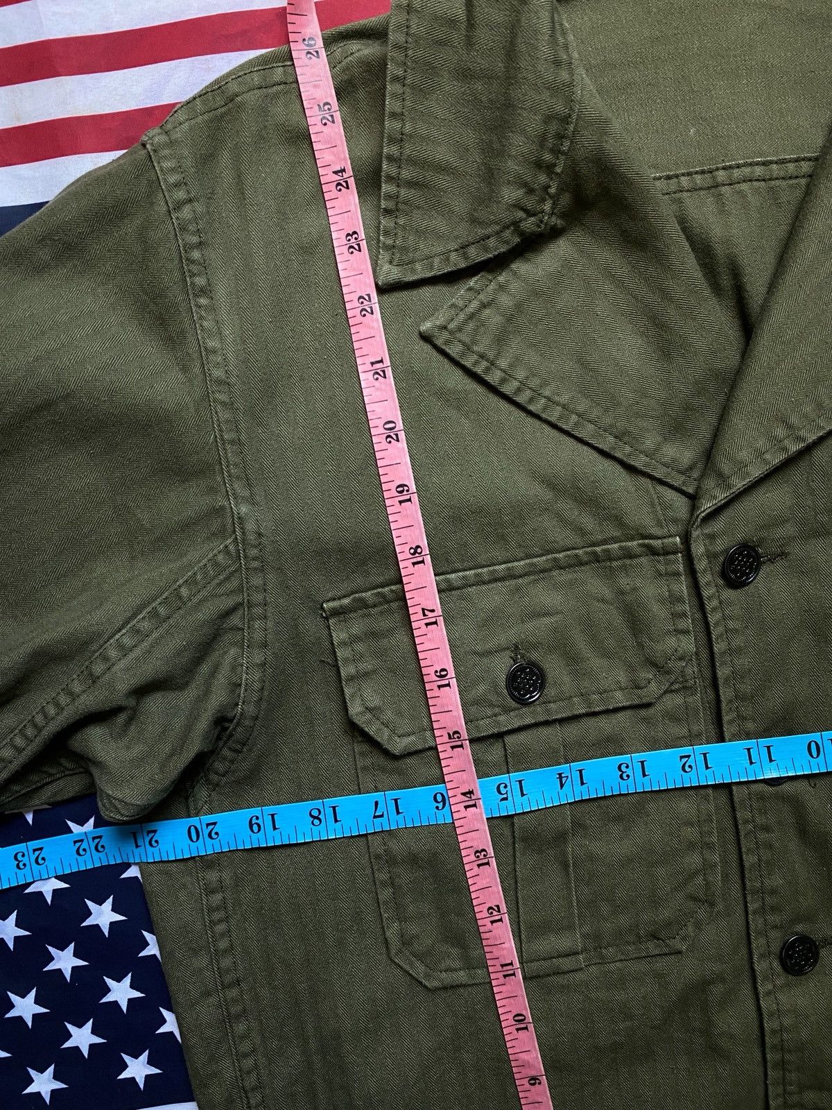 Vintage US Army 1st Pattern 13Star Size US M / EU 48-50 / 2 - 6 Thumbnail