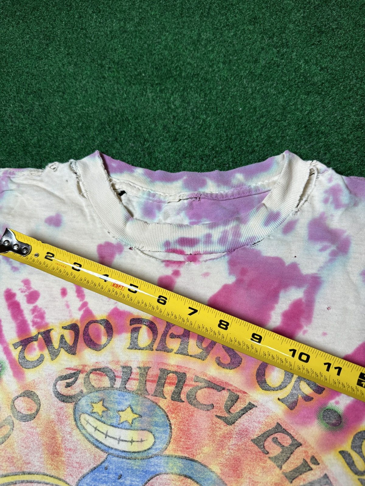 Band Tees × Vintage Vintage 90s Phish Tie Dye Hippie Rare Thrashed Band T Shirt Size US XL / EU 56 / 4 - 9 Thumbnail