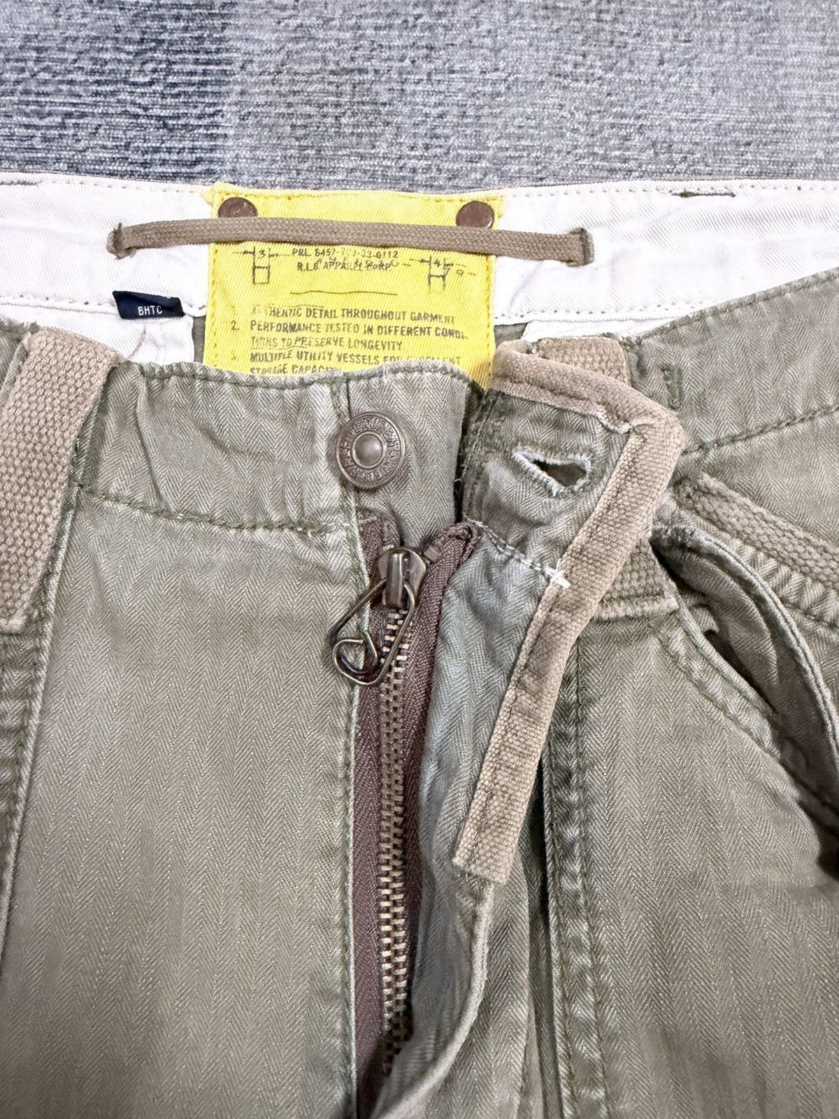 Polo Ralph Lauren Vtg🔥Polo Ralph Lauren Surplus Military Multipocket Hbt Cargo Size US 34 / EU 50 - 22 Thumbnail