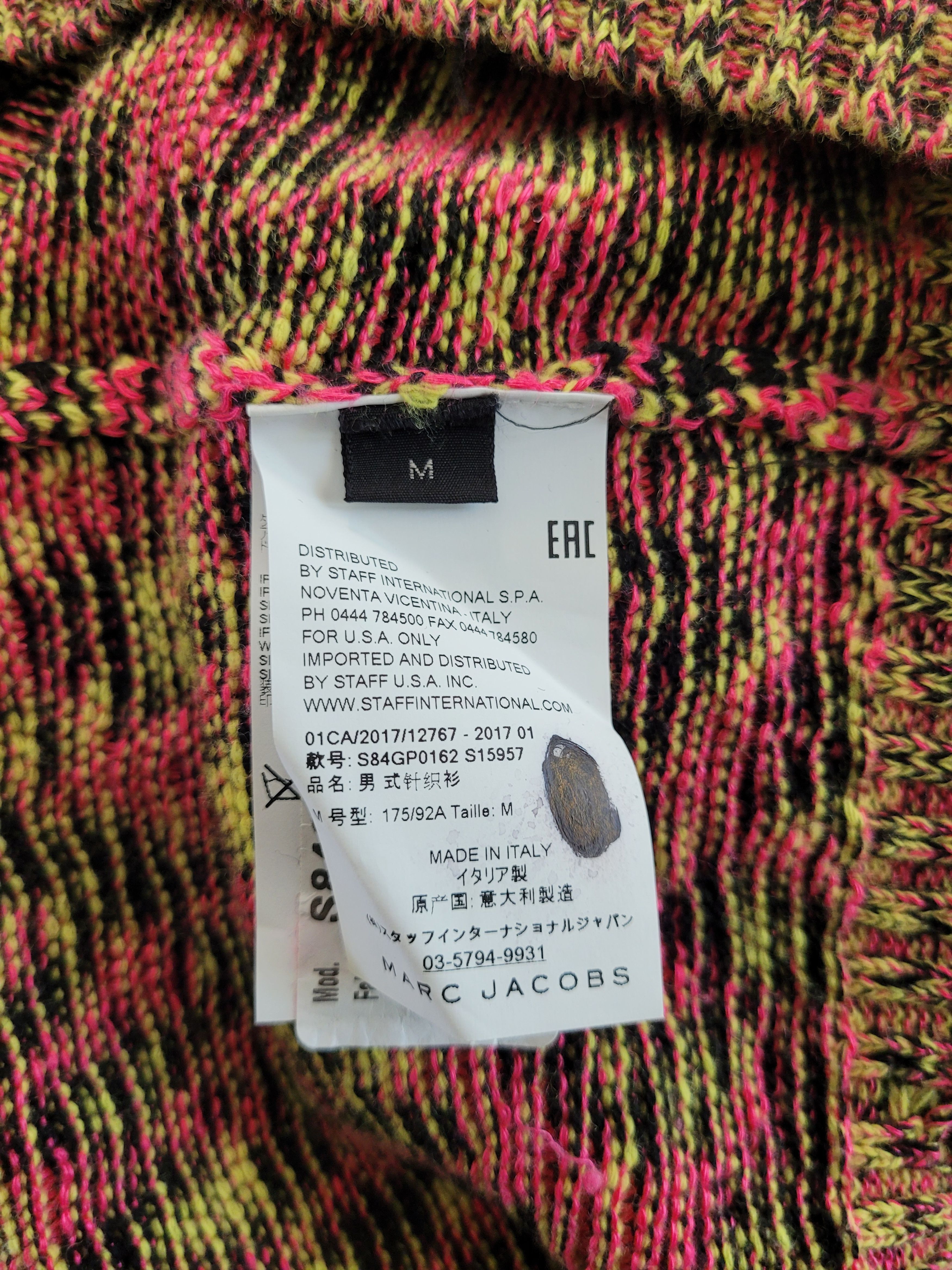 Marc Jacobs Marc Jacobs mainline linen-wool-cashmere jacquard jumper Size US M / EU 48-50 / 2 - 10 Thumbnail