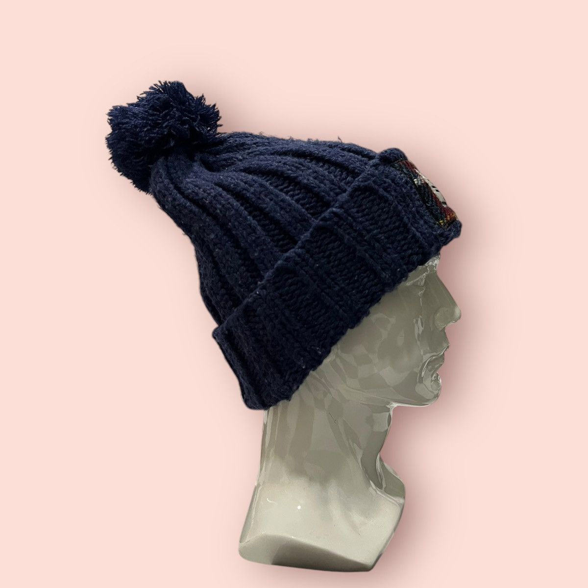 Harris Tweed × Japanese Brand HARRIS TWEED X CLOSSHI COLOURED CABLE KNIT BEANIE Size ONE SIZE - 8 Thumbnail