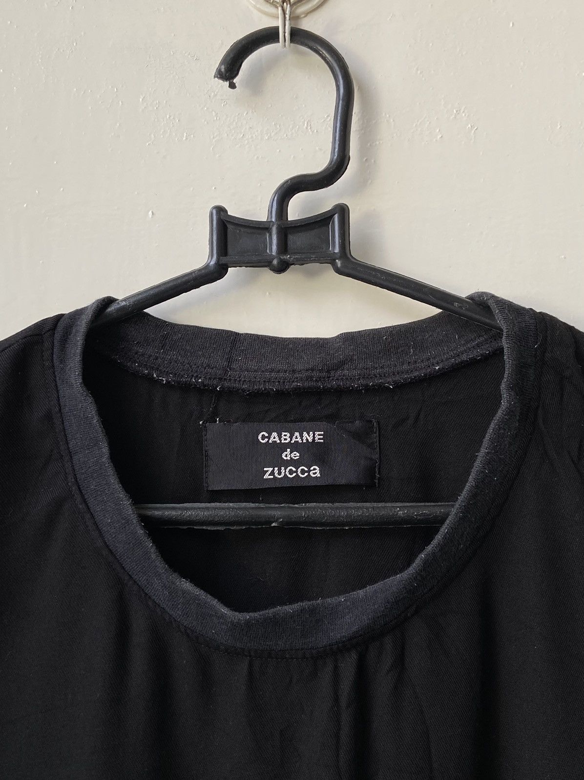 CABANE de ZUCCa × Issey Miyake × Zucca CABANE DE ZUCCA Black T-shirt Size US XL / EU 56 / 4 - 14 Thumbnail