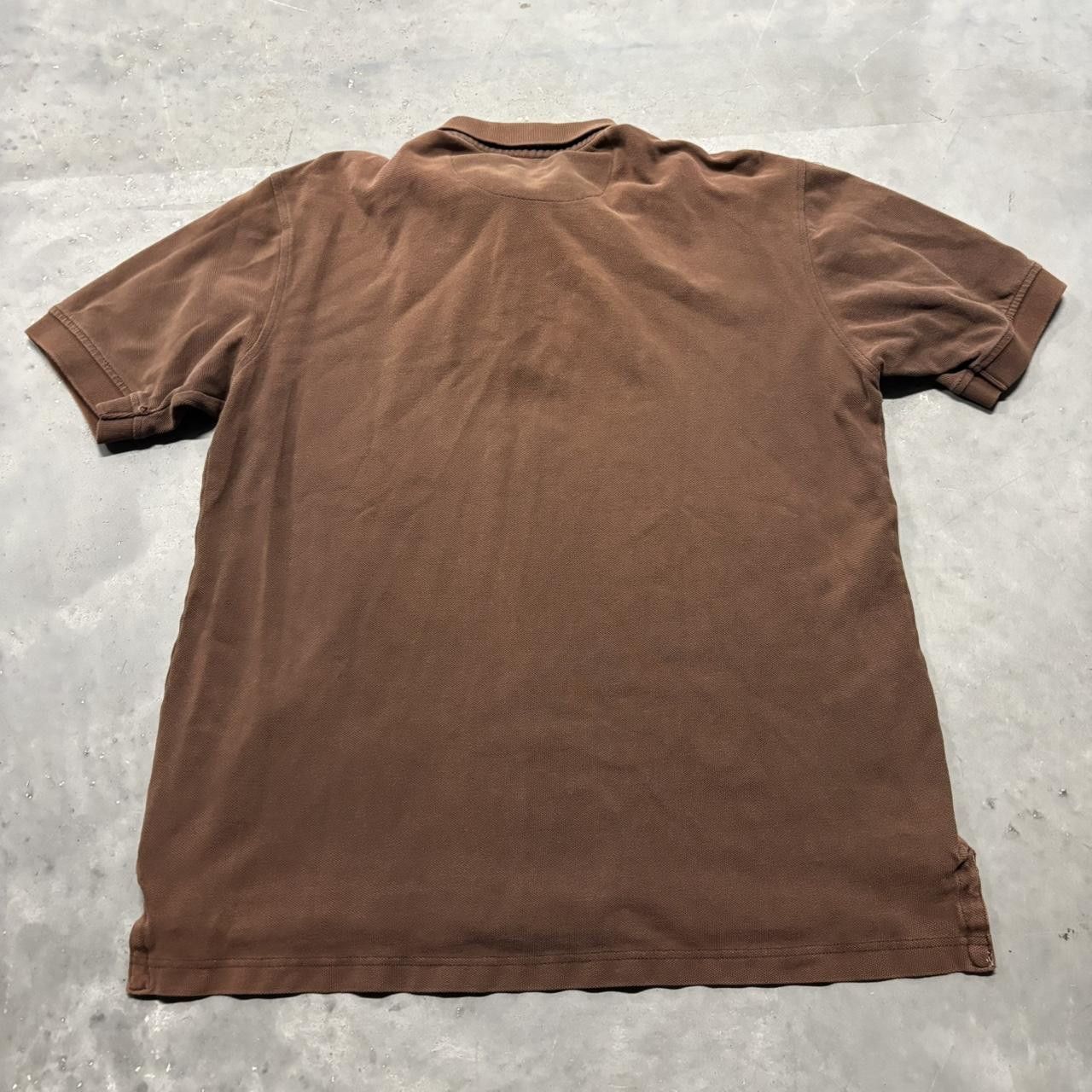 Japanese Brand × Vintage Crazy Vintage Y2K/2000s Brown Essential Polo Shirt! Size US M / EU 48-50 / 2 - 5 Thumbnail