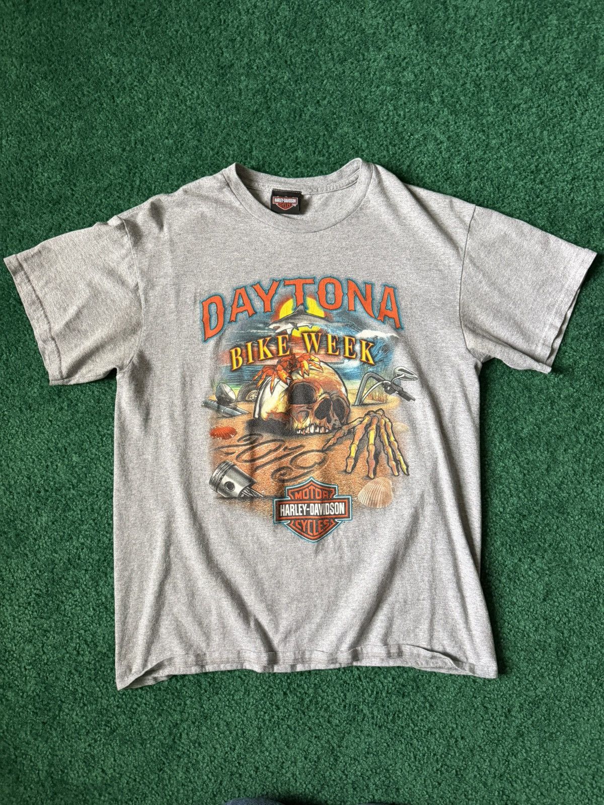 Harley Davidson grey Daytona Bike Week tee