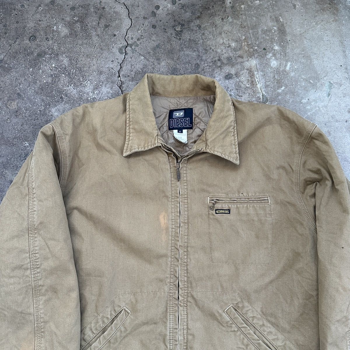 Diesel VINTAGE Y2K CROPPED DIesel MODULAR DETROIT BOMBER JACKET Size US XL / EU 56 / 4 - 4 Thumbnail