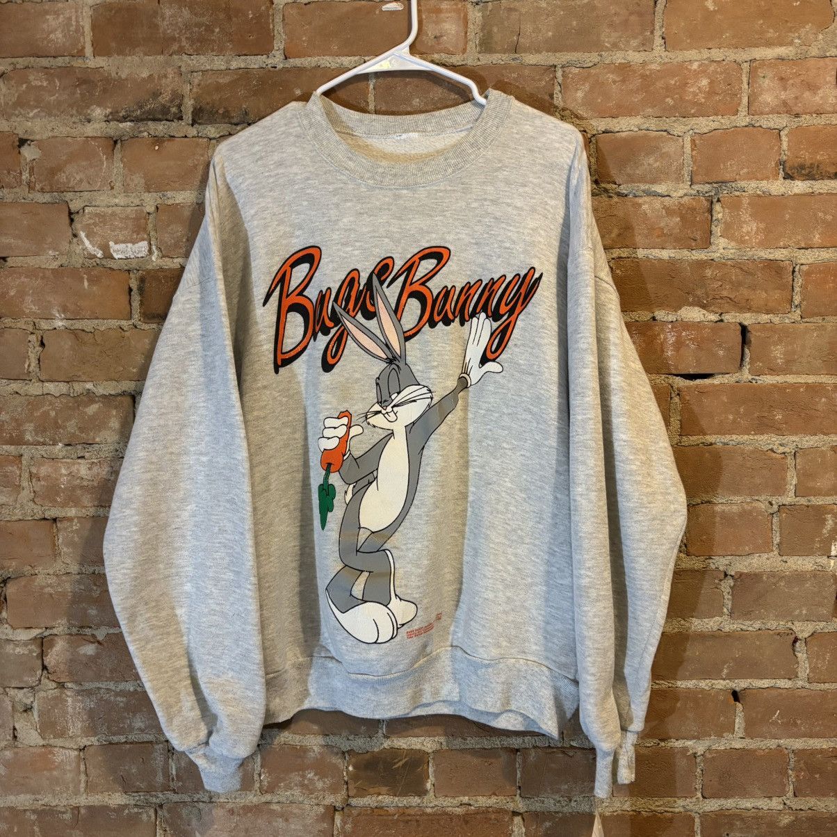 Vintage × Warner Bros $80 Vintage 1992 Looney Tunes Bugs Bunny Crewneck Sweatshirt Size US XL / EU 56 / 4 - 1 Thumbnail