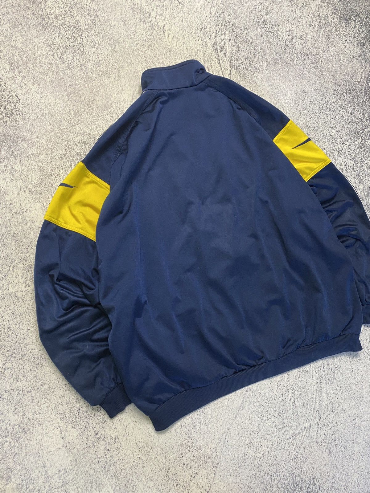 Nike × Vintage Vintage 90's Nike USA Drill Track Jacket Big Swoosh Size US XL / EU 56 / 4 - 8 Thumbnail