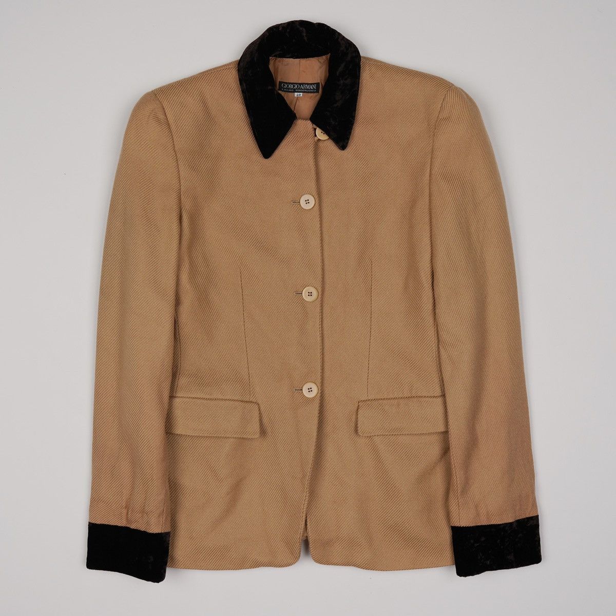 Giorgio Armani Giorgio Armani Milano Vintage Wool Cashmere Blazer Jacket Size S / US 4 / IT 40 - 1 Thumbnail