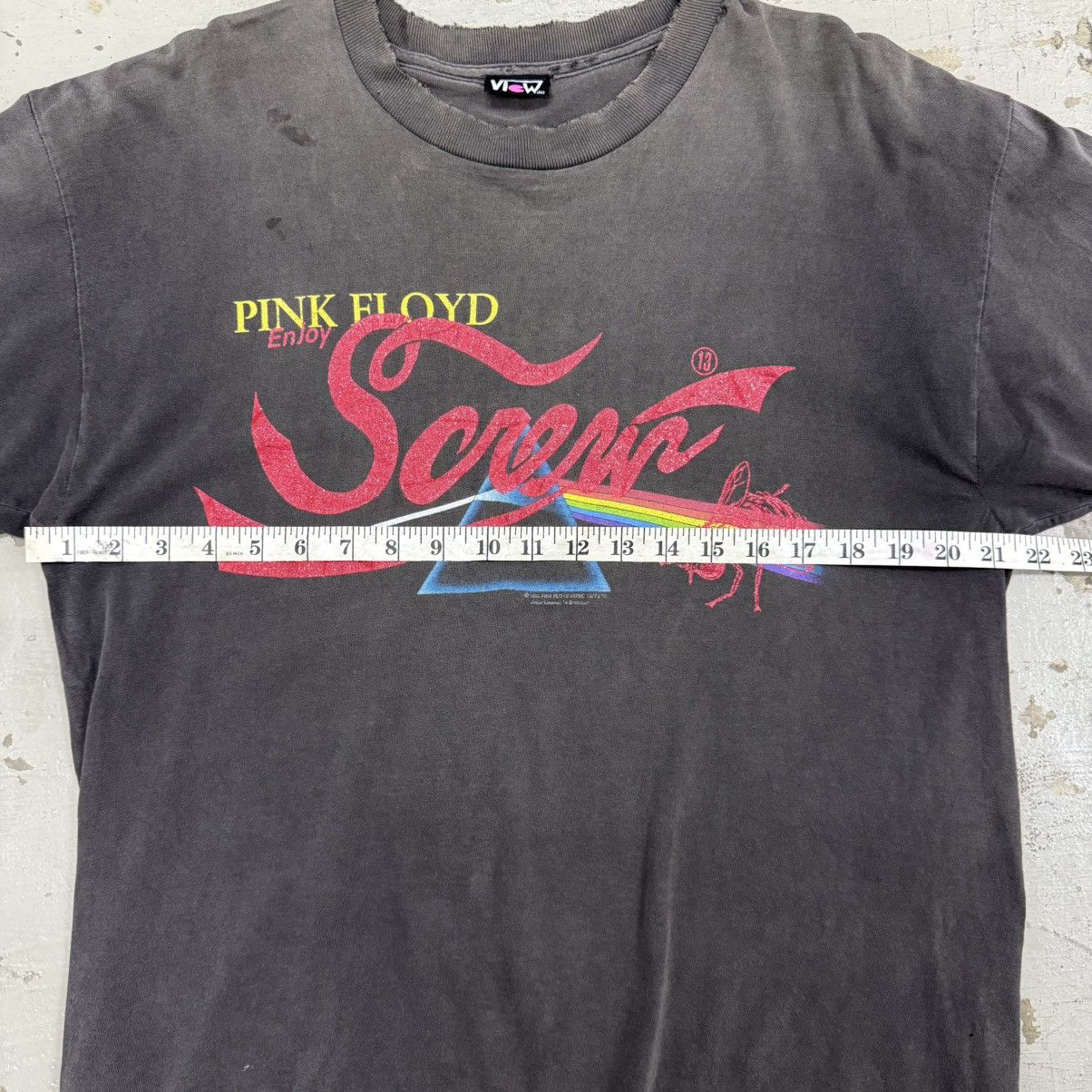 Band Tees Vintage Test Print 1992 Pink Floyd Distressed Band Tees Size US L / EU 52-54 / 3 - 6 Thumbnail