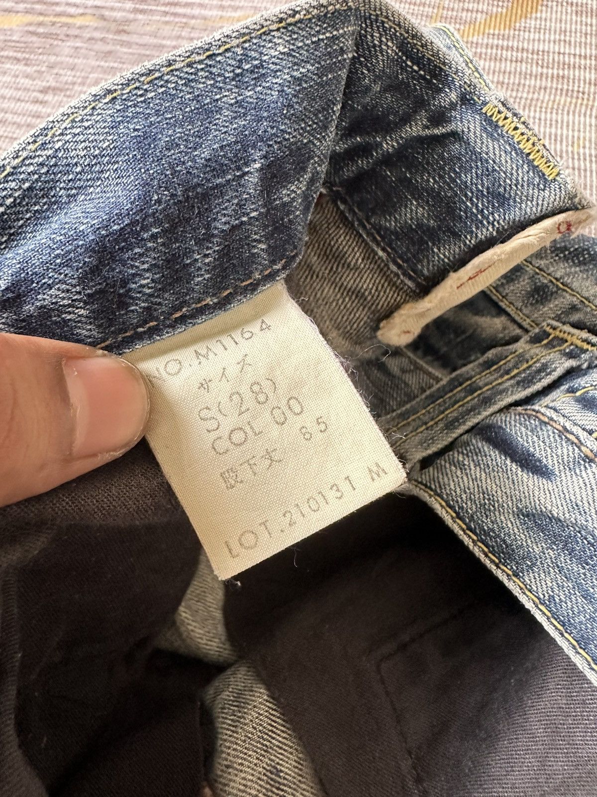 Japanese Brand FLARE Blue Way Japan Claw Marks Distressed Design Denim Size US 30 / EU 46 - 21 Thumbnail