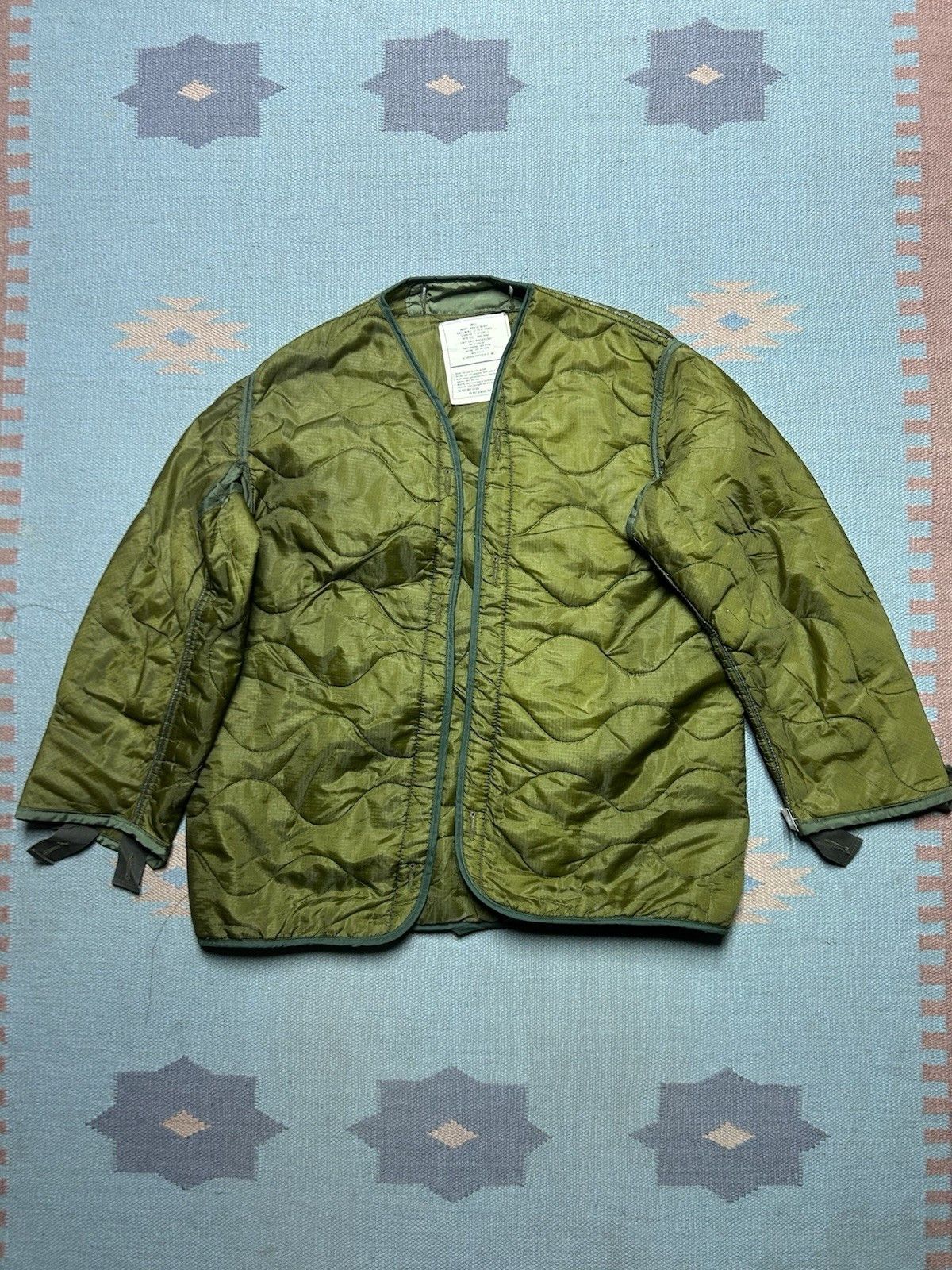 Vintage Vtg Military M65 Field Jacket Liner Quilted Cold Weather S Size US S / EU 44-46 / 1 - 1 Thumbnail