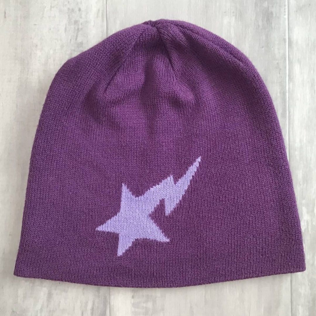 BAPE STA LOGO beanie knit cap a bathing ape star NIGO