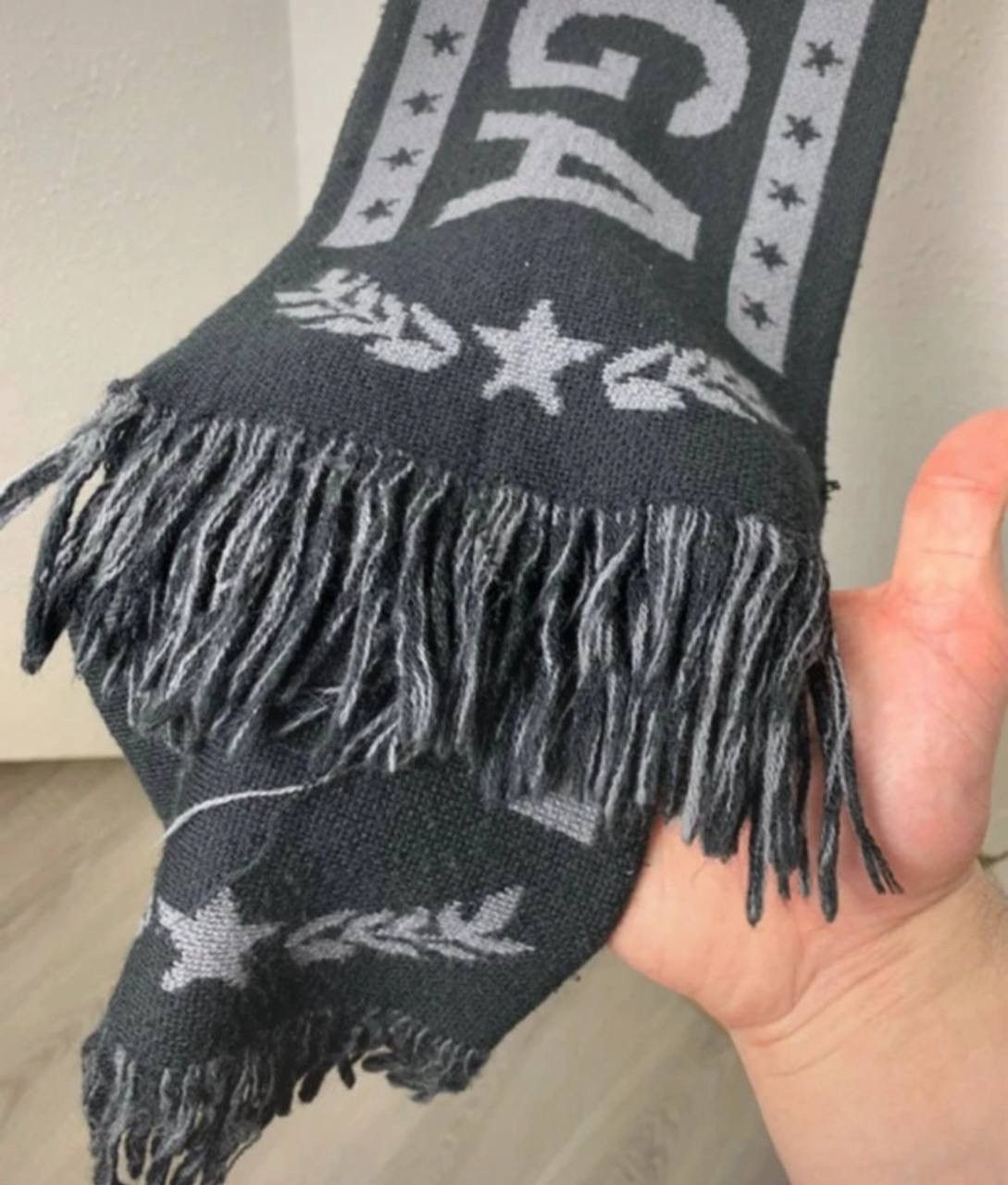 Balenciaga Balenciaga Black logo scarf Size ONE SIZE - 5 Thumbnail