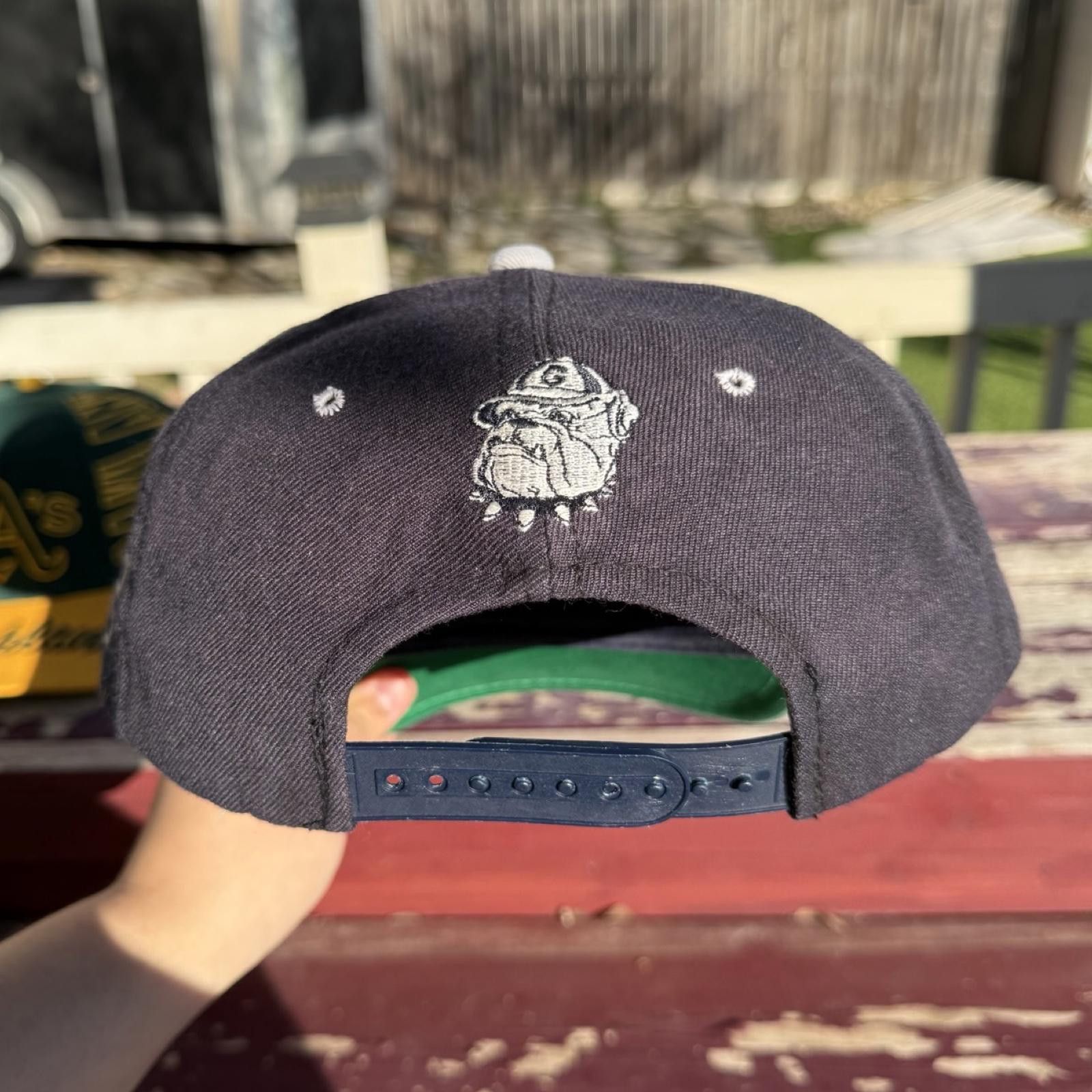 Designer 90s Georgetown University Hat Size ONE SIZE - 5 Thumbnail