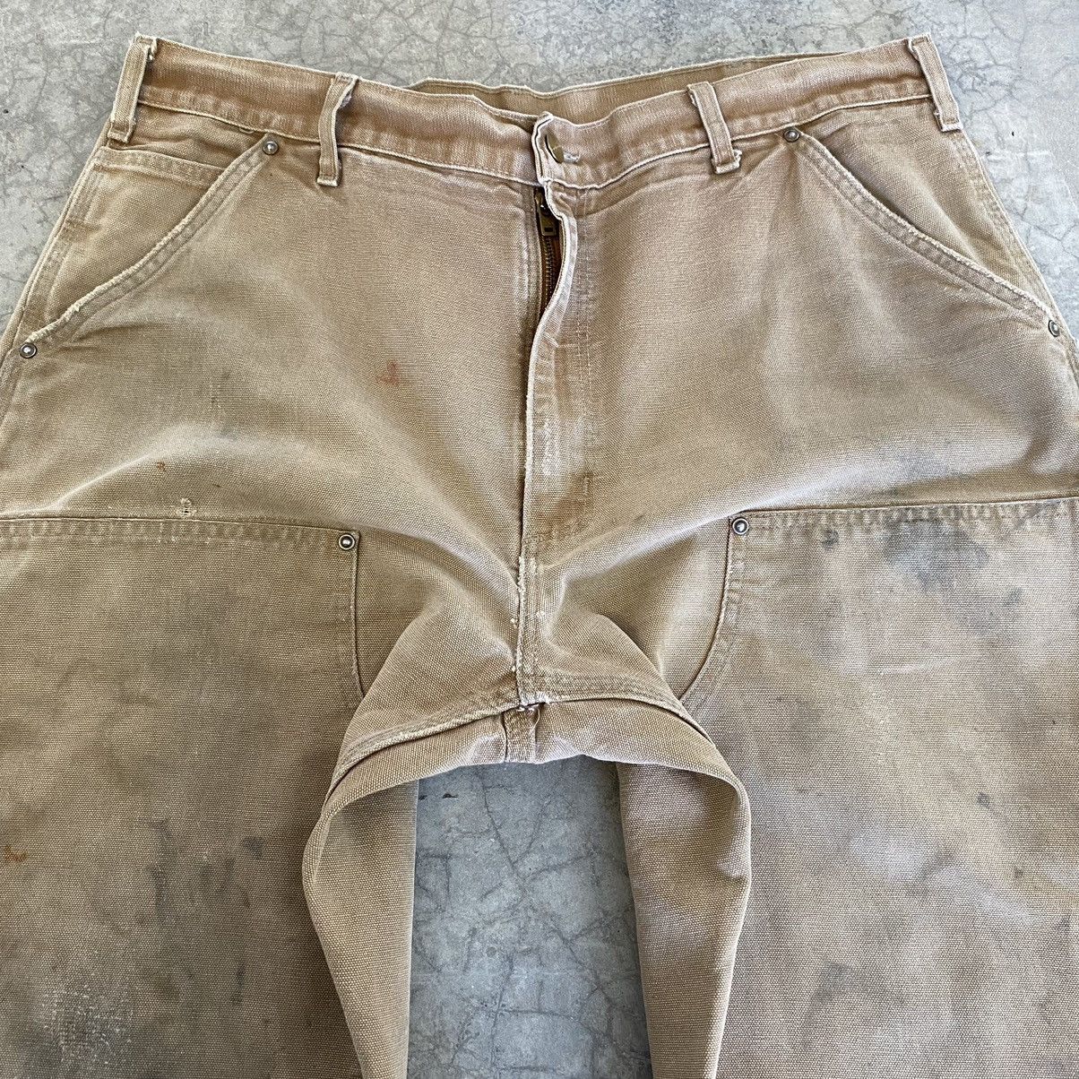Carhartt VTG Carhartt Double Knee Faded Dirty Carpenter Pants Size US 38 / EU 54 - 15 Thumbnail
