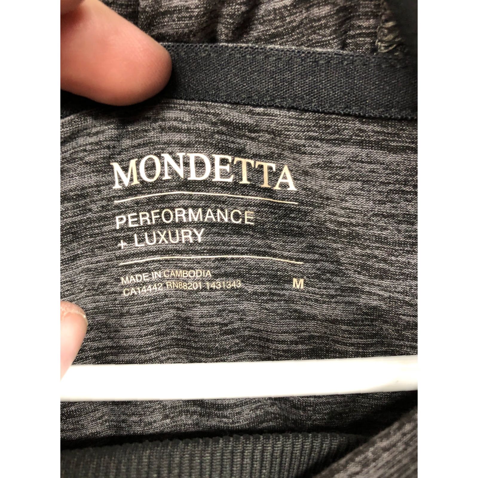 Vintage MONDETTA Hoodie Mens M Black Pullover Light Weight Long Sleeve Size US M / EU 48-50 / 2 - 6 Thumbnail