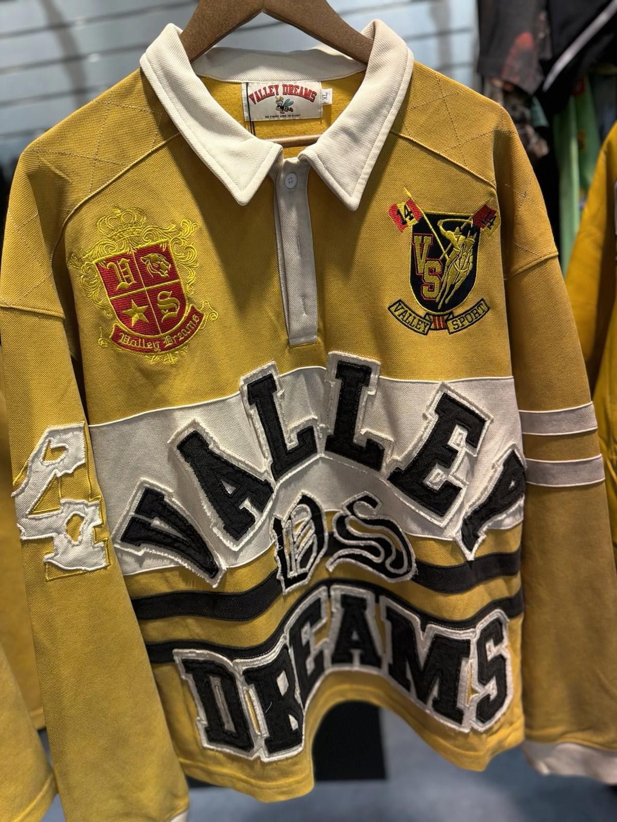 Vale Vale Forever Valley Dreams Rugby Long-Sleeve Tee Yellow XL Size US XL / EU 56 / 4 - 3 Thumbnail