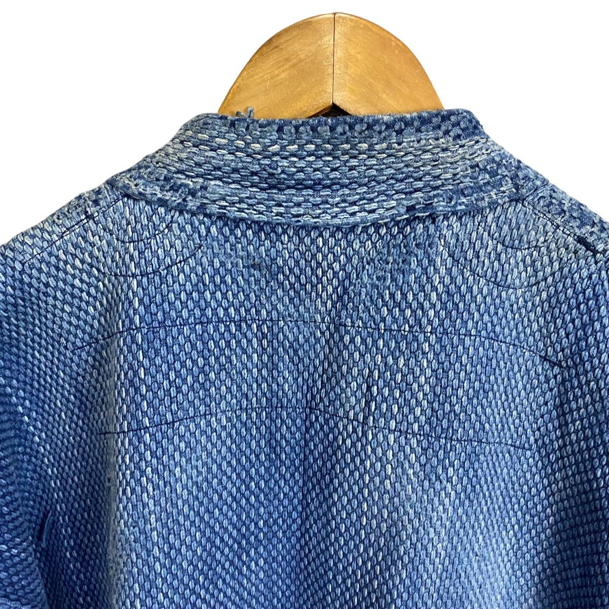 Indigo Vintage 70s Distress kimono sashiko indigo Size US M / EU 48-50 / 2 - 14 Thumbnail