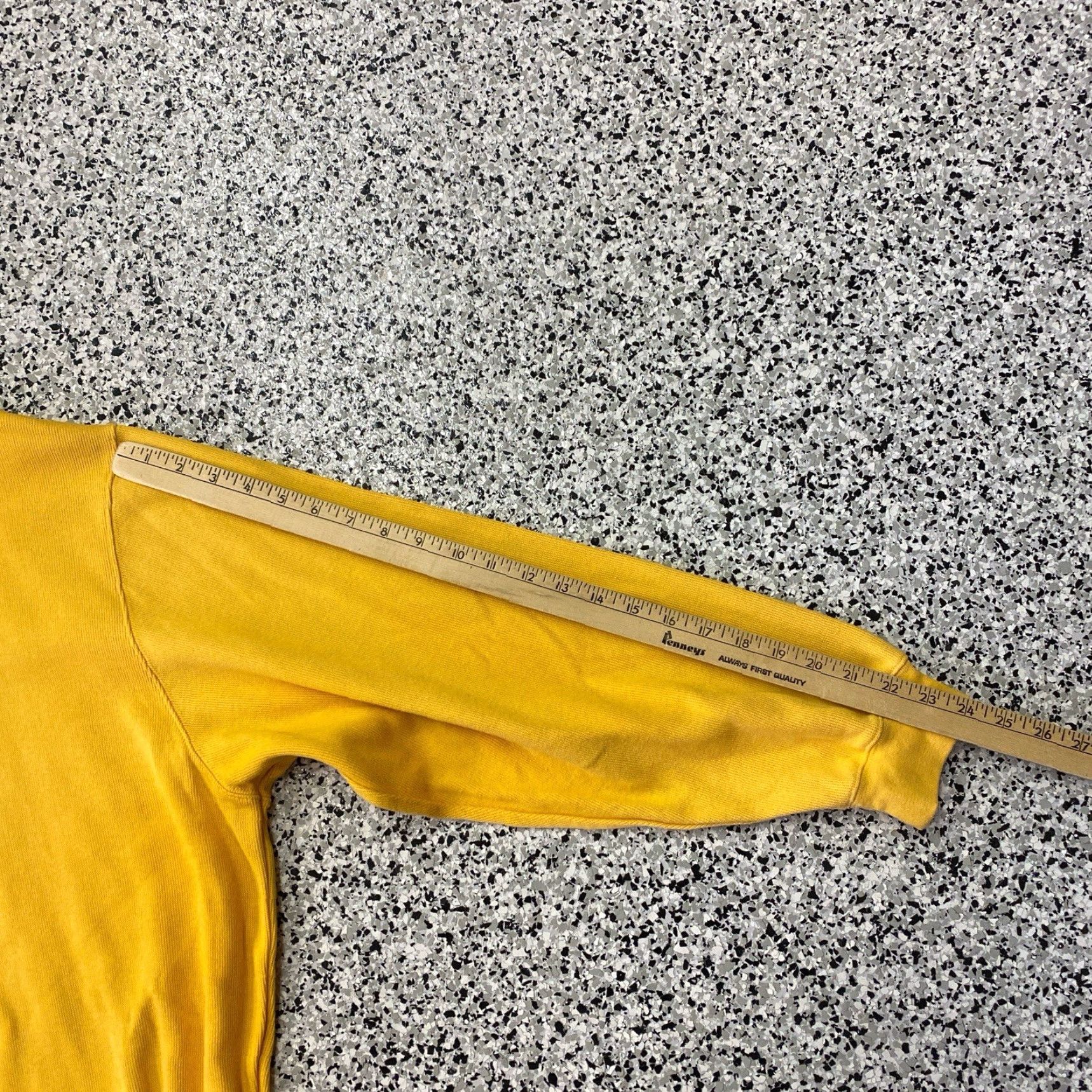 Faconnable VINTAGE Faconnable Yellow Crewneck Heavyweight Sweatshirt Mens XL Size US XL / EU 56 / 4 - 4 Thumbnail