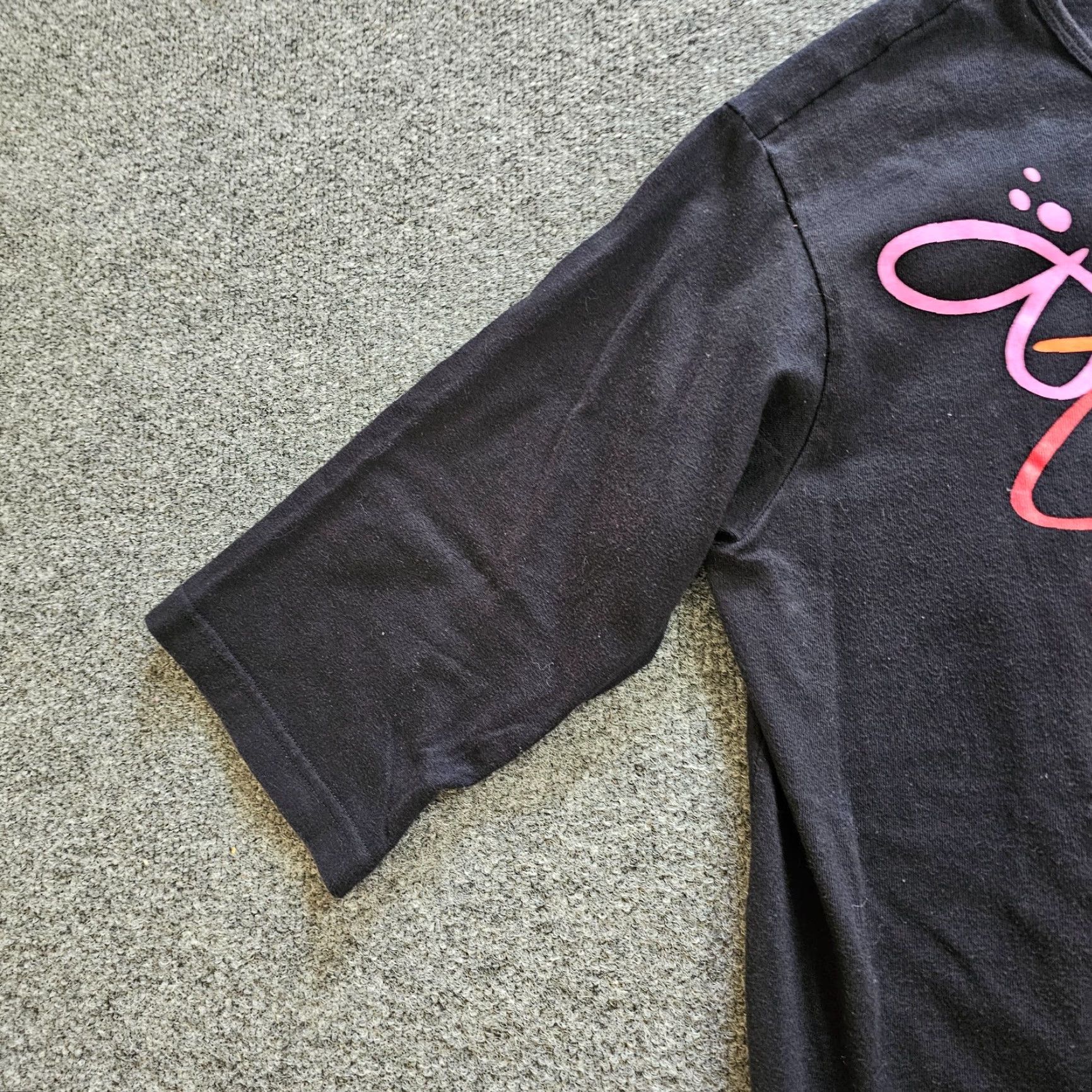 Bob Mackie Bob Mackie Top Shirt Women Large Black Abstract Art Artsy Short Sleeve Casual Blouse Size L / US 10 / IT 46 - 5 Thumbnail
