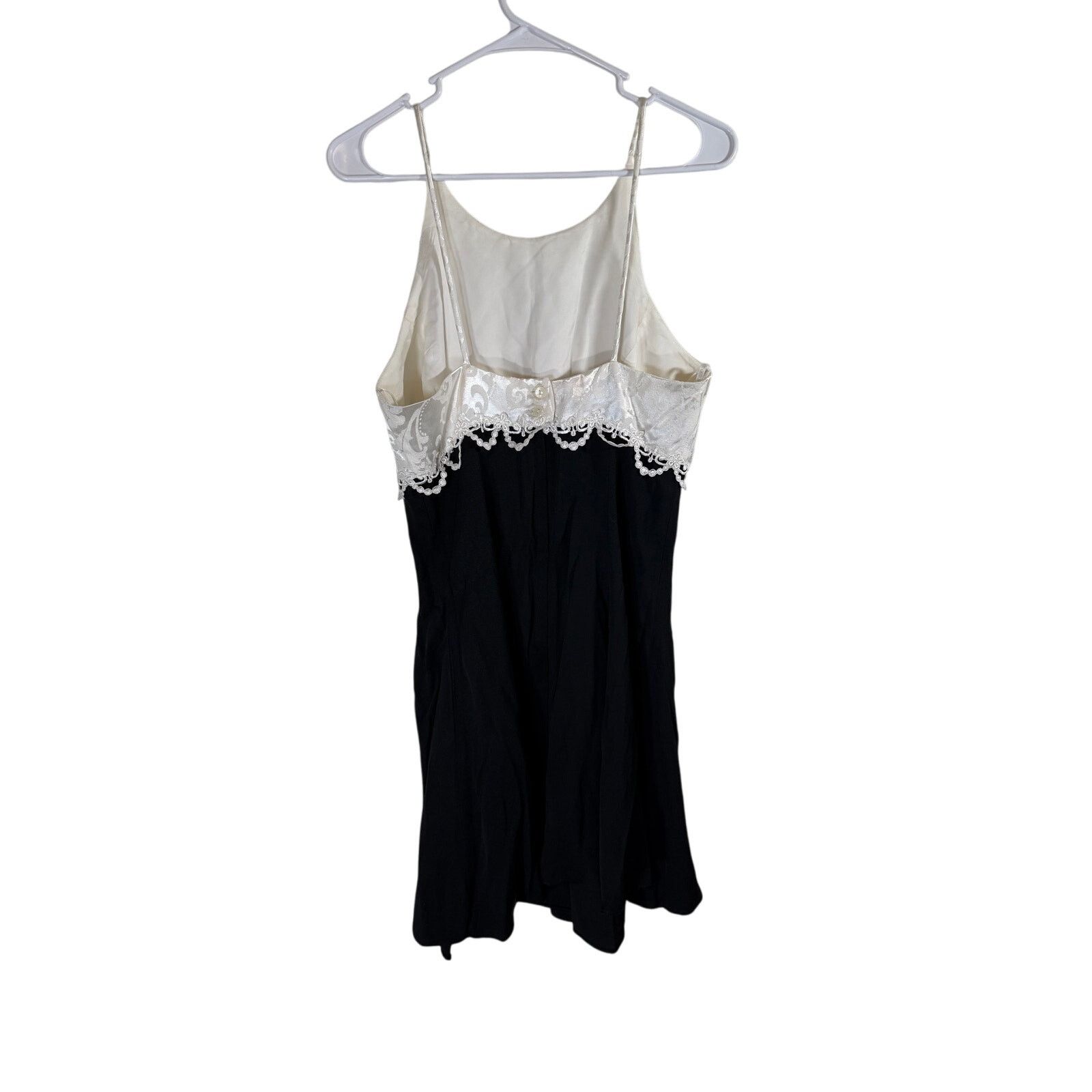 Jessica McClintock Vtg 90s Jessica McClintock Gunne Sax Brocade Mini Dress Size XL / US 12-14 / IT 48-50 - 4 Thumbnail