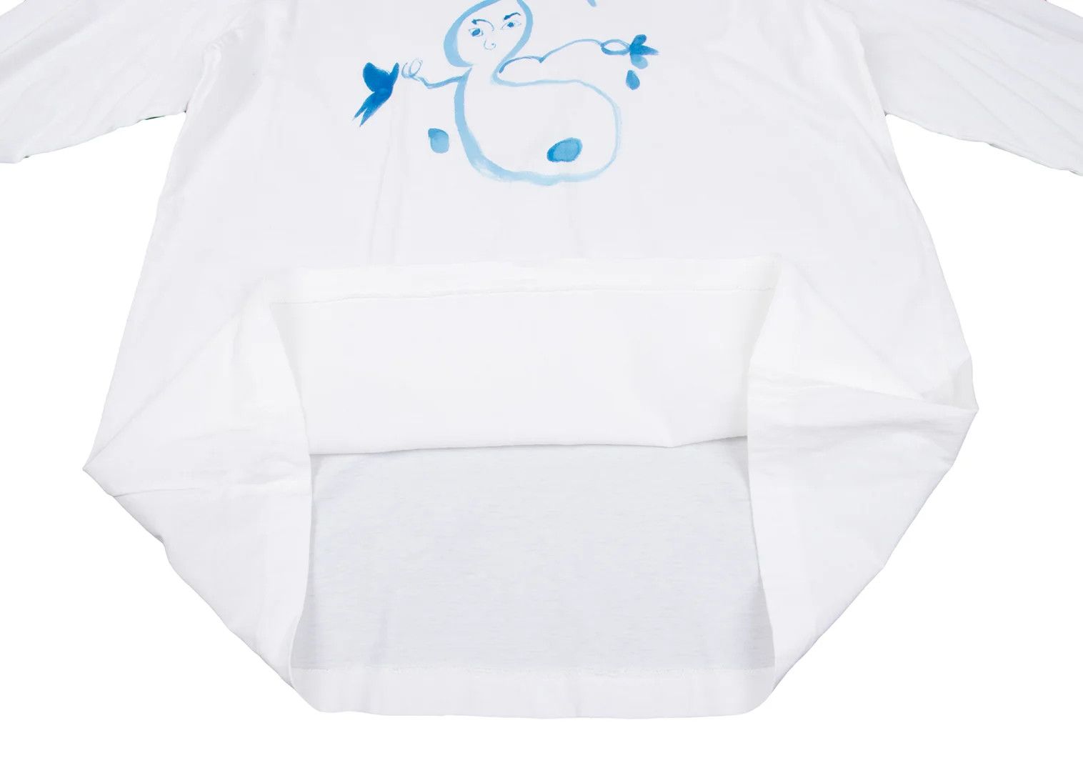 Yohji Yamamoto Yohji Yamamoto Snowman Drawing Print Tee Size US M / EU 48-50 / 2 - 11 Thumbnail