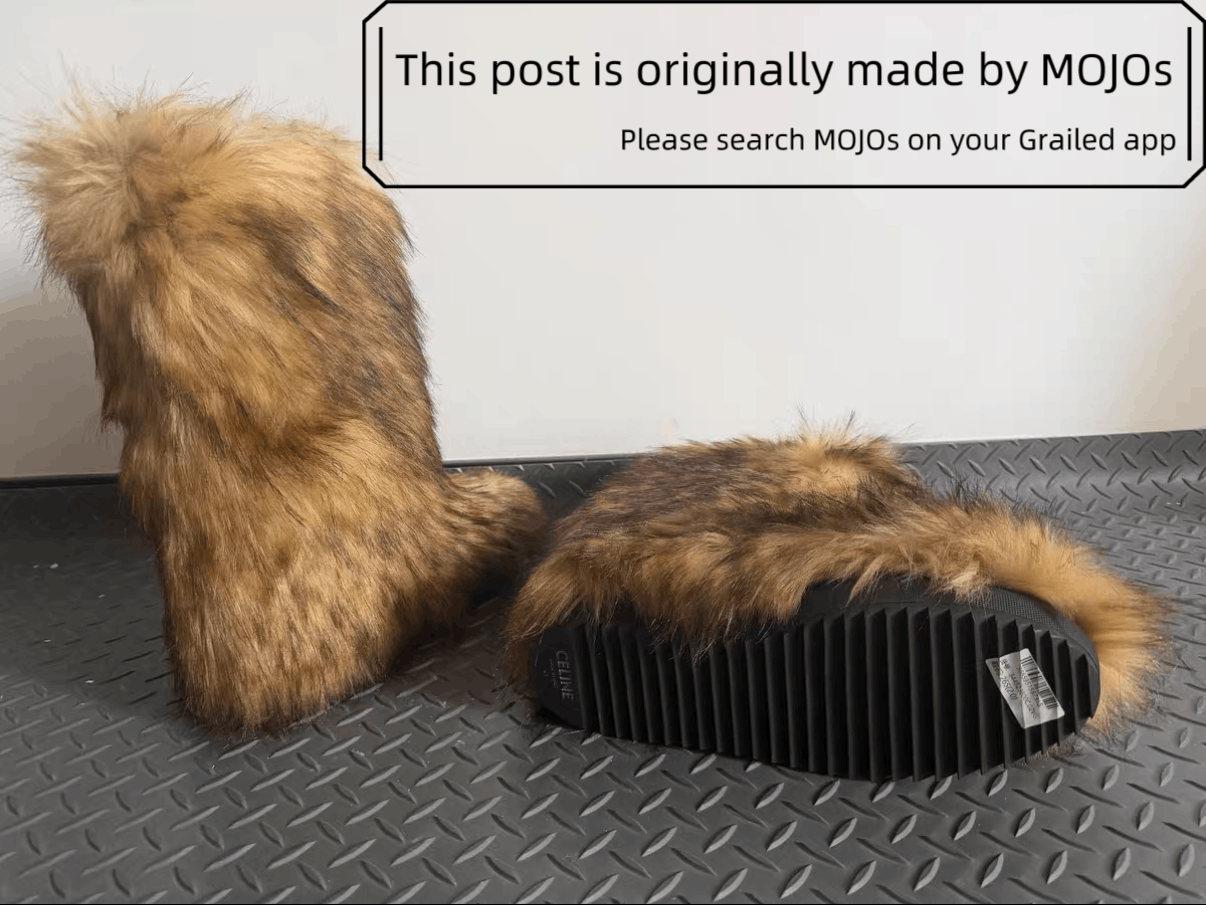 Celine Sz 43 Celine 21AW Fur Boot Finish Raccoon mojos91 Size US 10 / EU 43 - 2 Thumbnail
