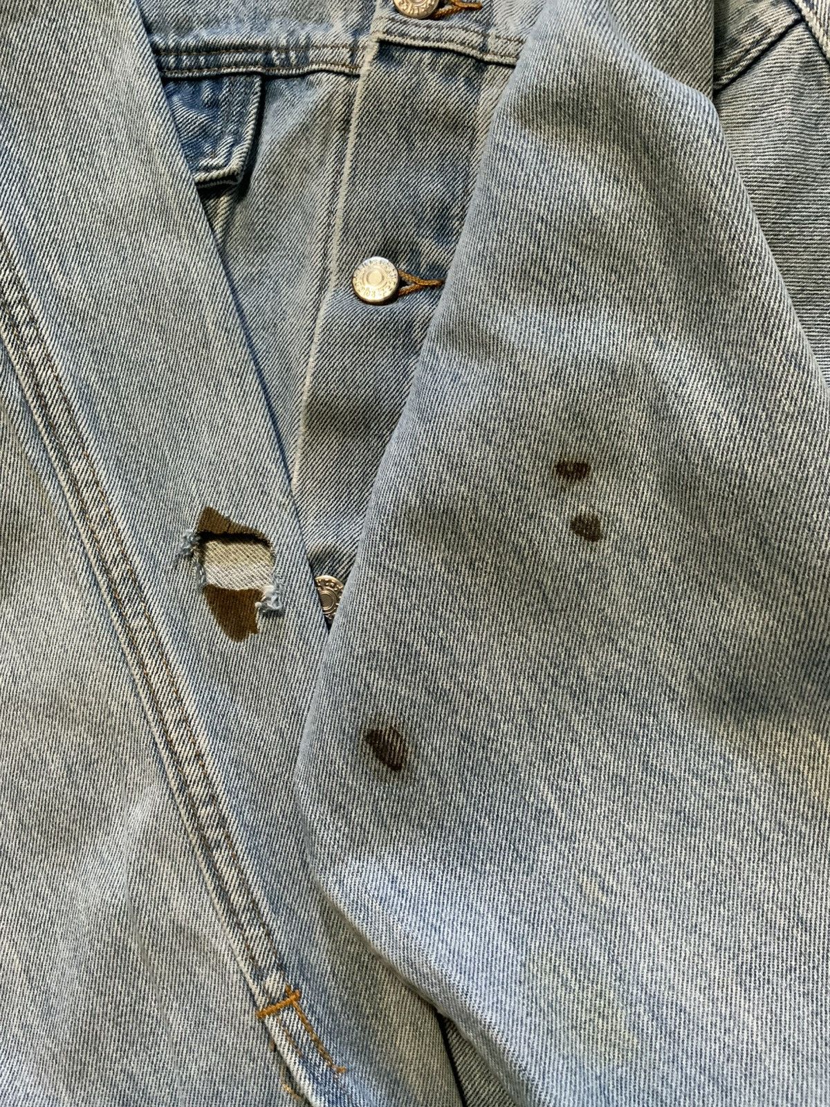Vintage 80s 90s TGI Friday’s The World Embossed Denim Jean Jacket Size US L / EU 52-54 / 3 - 8 Thumbnail