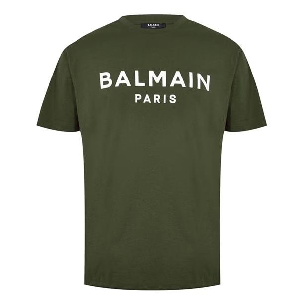 o1g2r1mq0324 Logo T-Shirt in Khaki & White