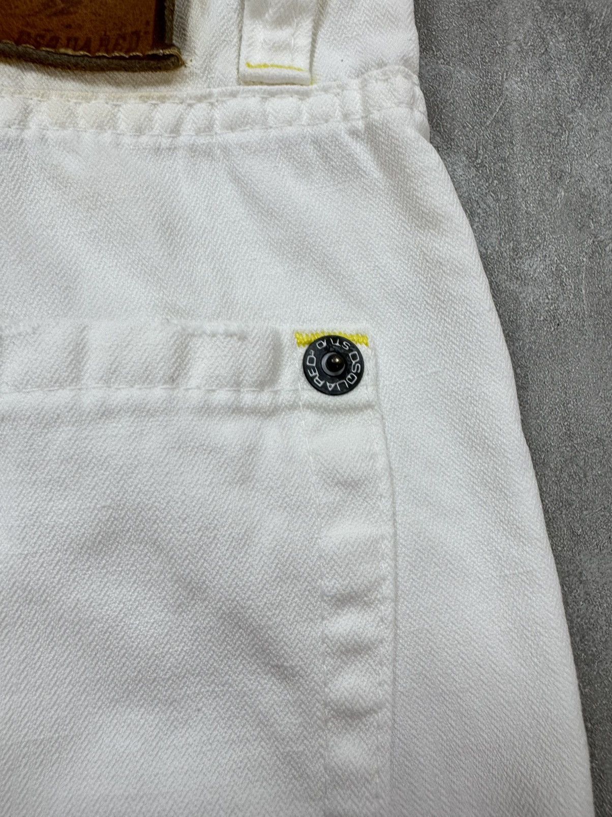Dsquared2 Dsquared2 Big Cheif Flated White Jeans Cotton/Linen size 48 Size 30" / US 8 / IT 44 - 10 Thumbnail