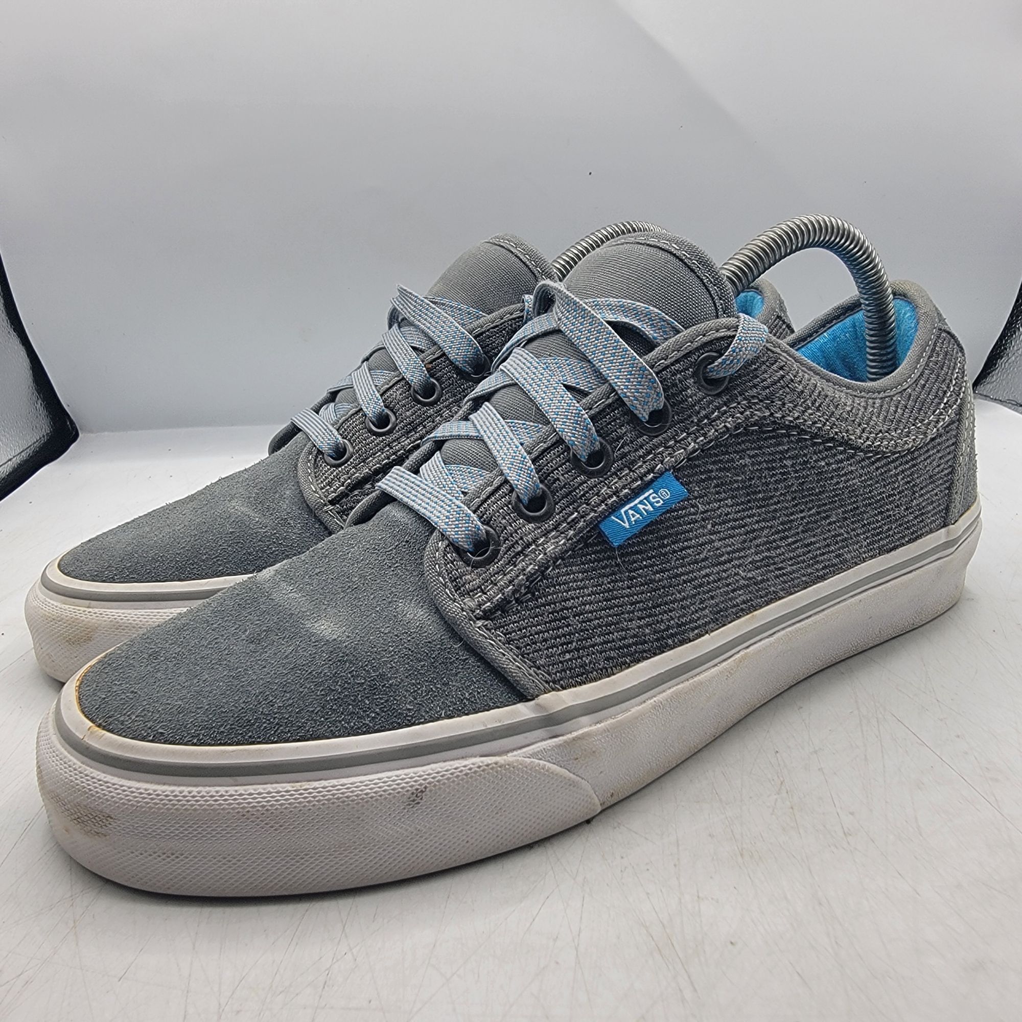 Vans Vans Chukka Low Mens 7.5 Gray Blue Sneaker Shoes Skateboardi Size US 7.5 / EU 40-41 - 4 Thumbnail