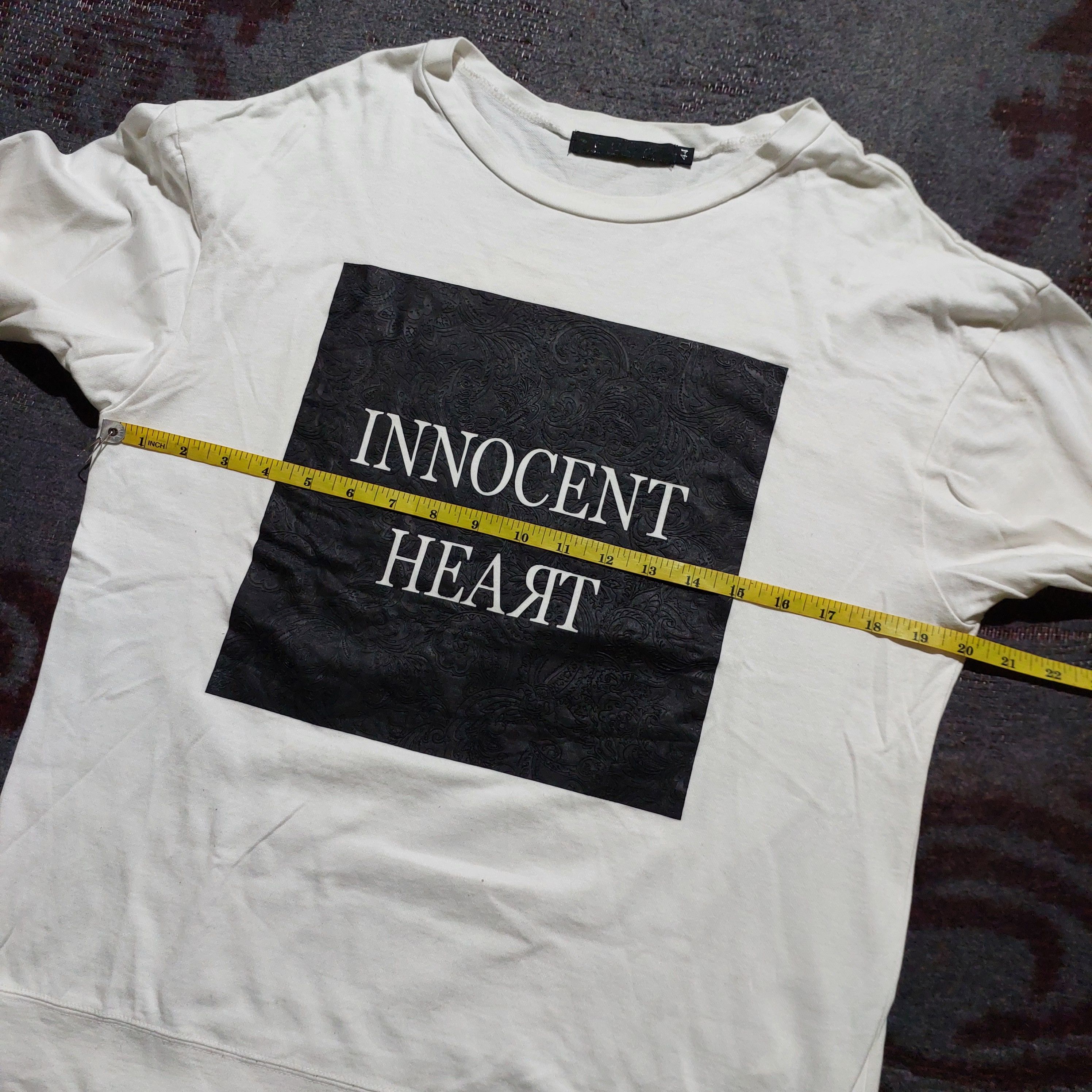 GOSTAR DE FUGA FUGA crewneck "INNOCENT HEART" white sweater Size US L / EU 52-54 / 3 - 10 Thumbnail