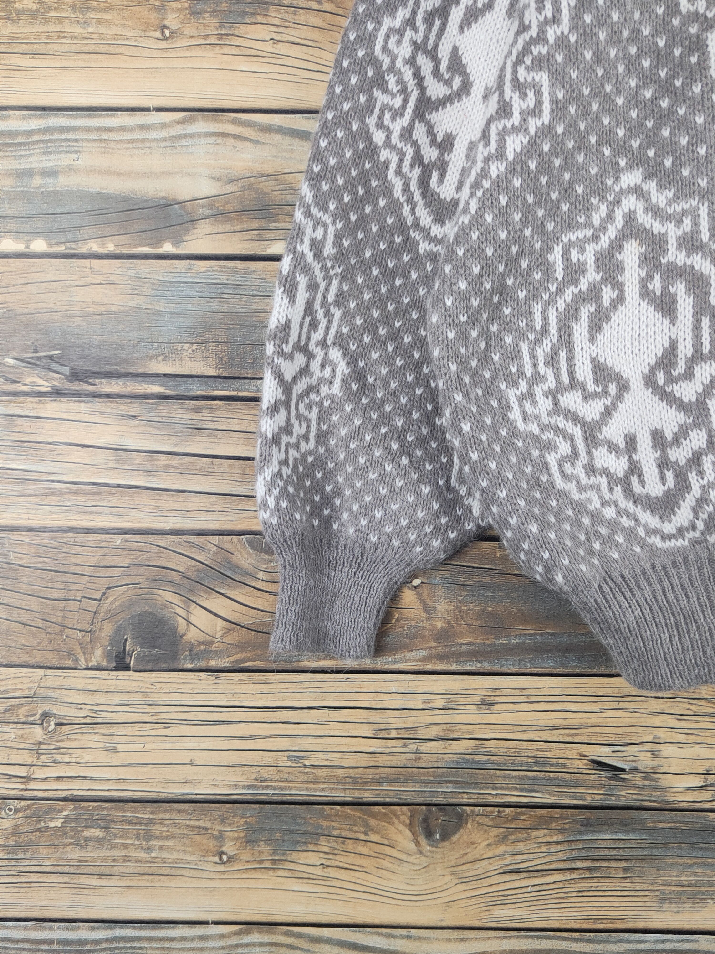 Japanese Brand DL Mackoul vintage Gray Knitwear Cardigan #46-194T Size XL / US 12-14 / IT 48-50 - 4 Thumbnail