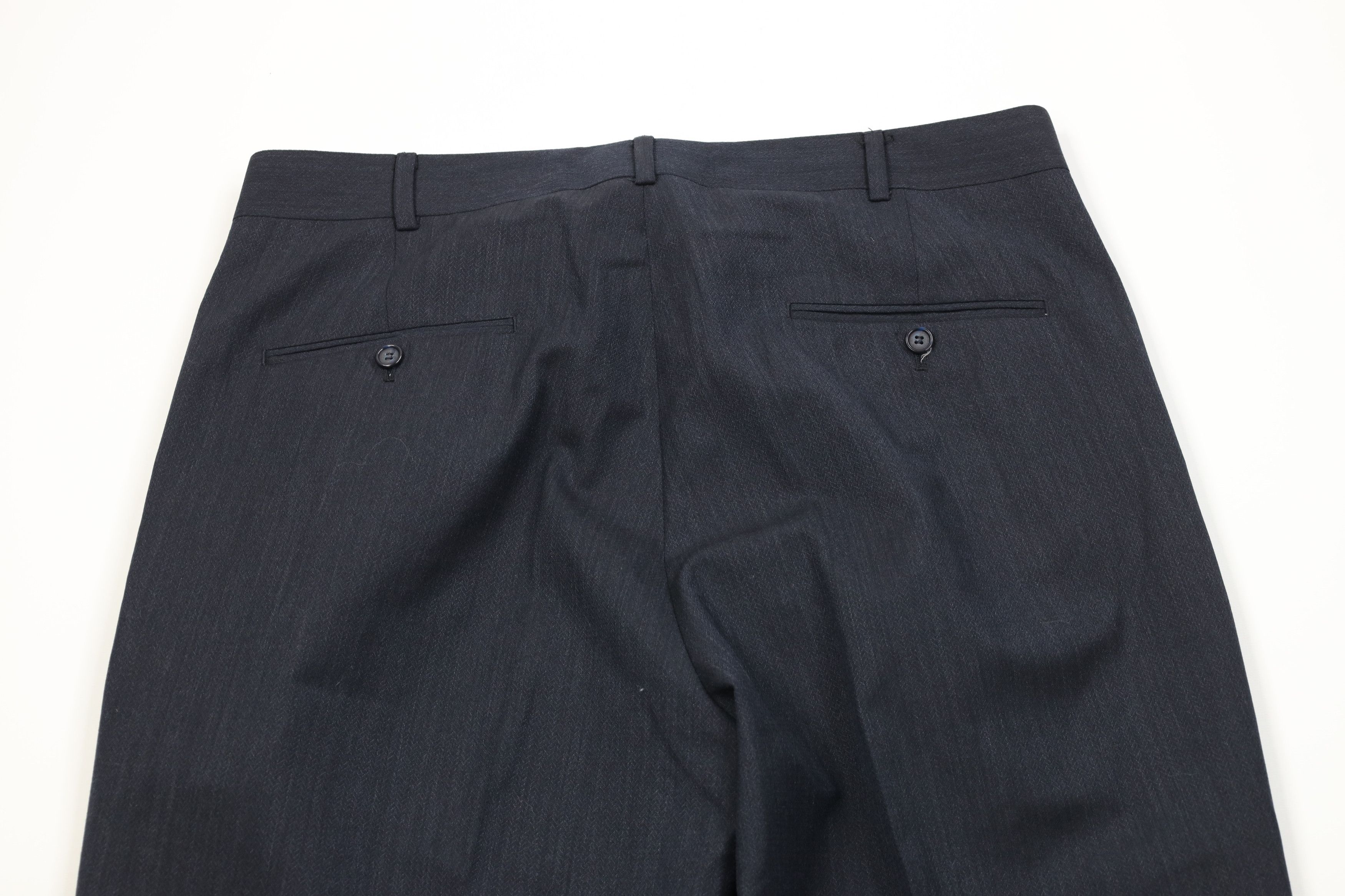 Vintage Vintage 90s Streetwear Striped Herringbone Wide Leg Pants Size US 36 / EU 52 - 10 Thumbnail